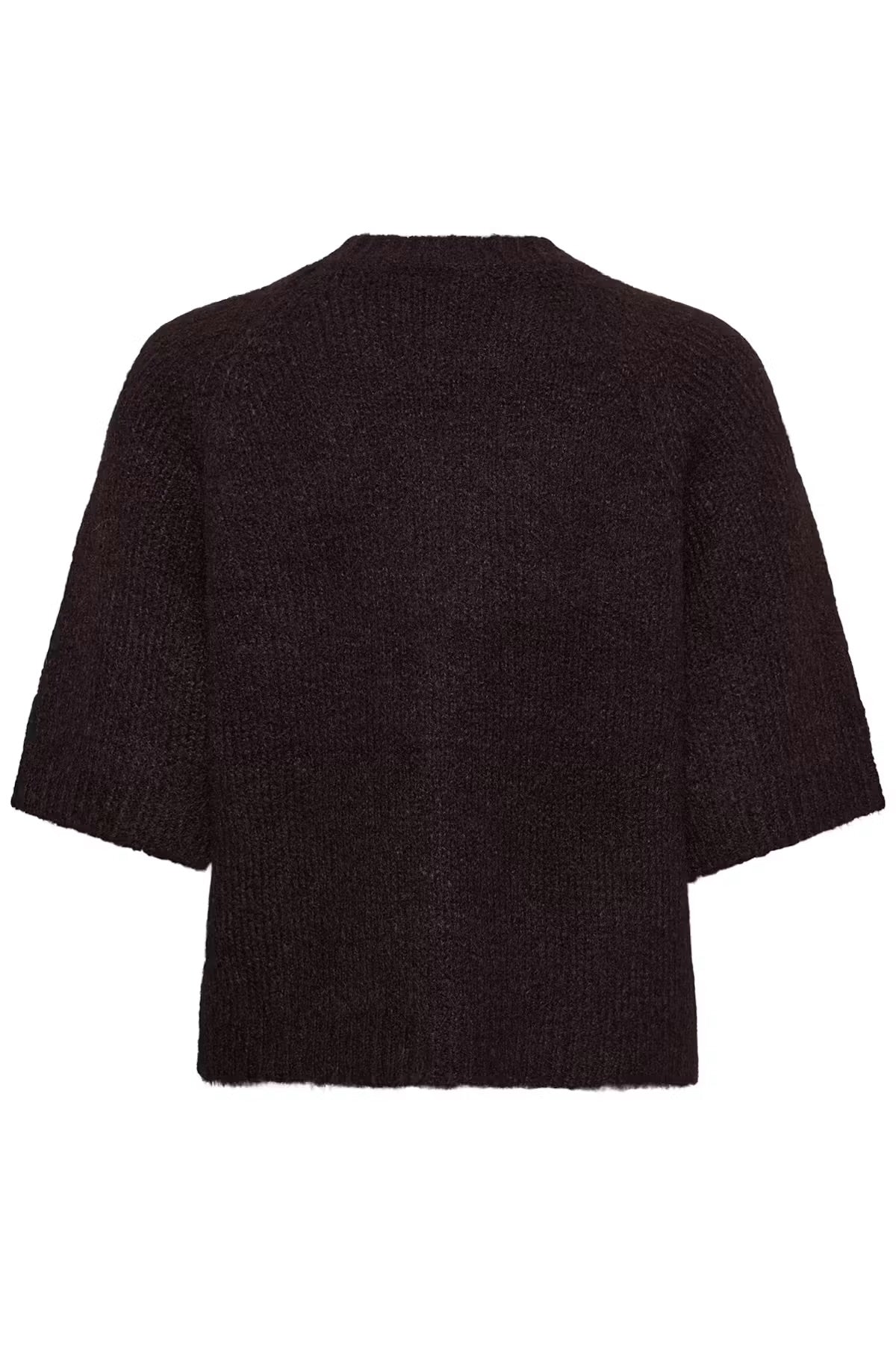 KAFFE EMILIE CROPPED KNIT PULLOVER