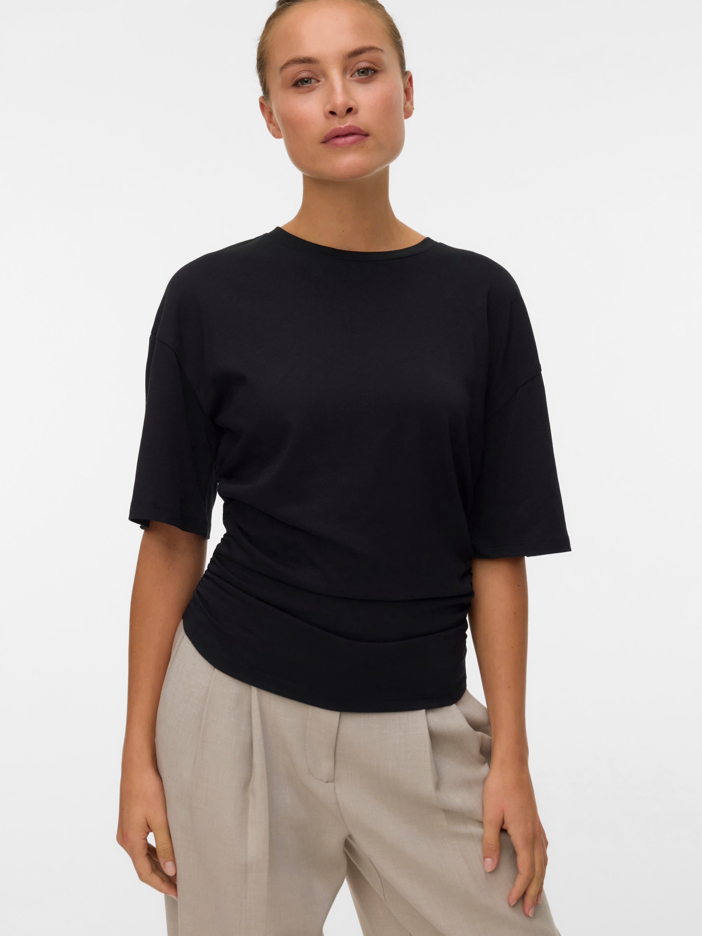 AWARE NAVARO 2/4 O-NECK TOP