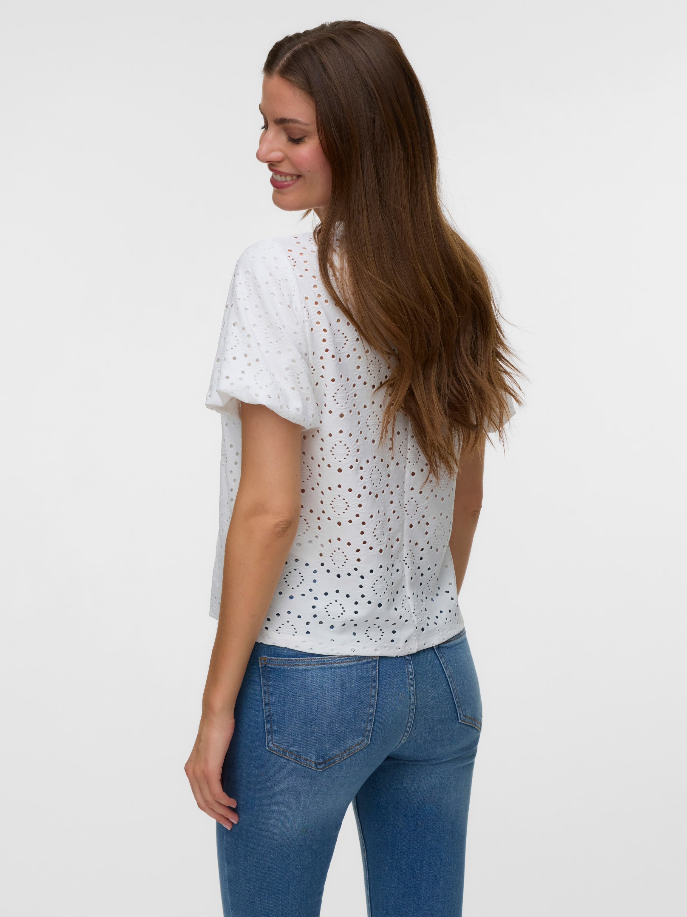 VERO MODA TASSA LIV BALLOON SLEEVE TOP