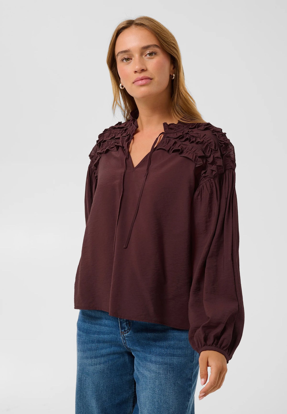 KAFFE NICOLE BLOUSE