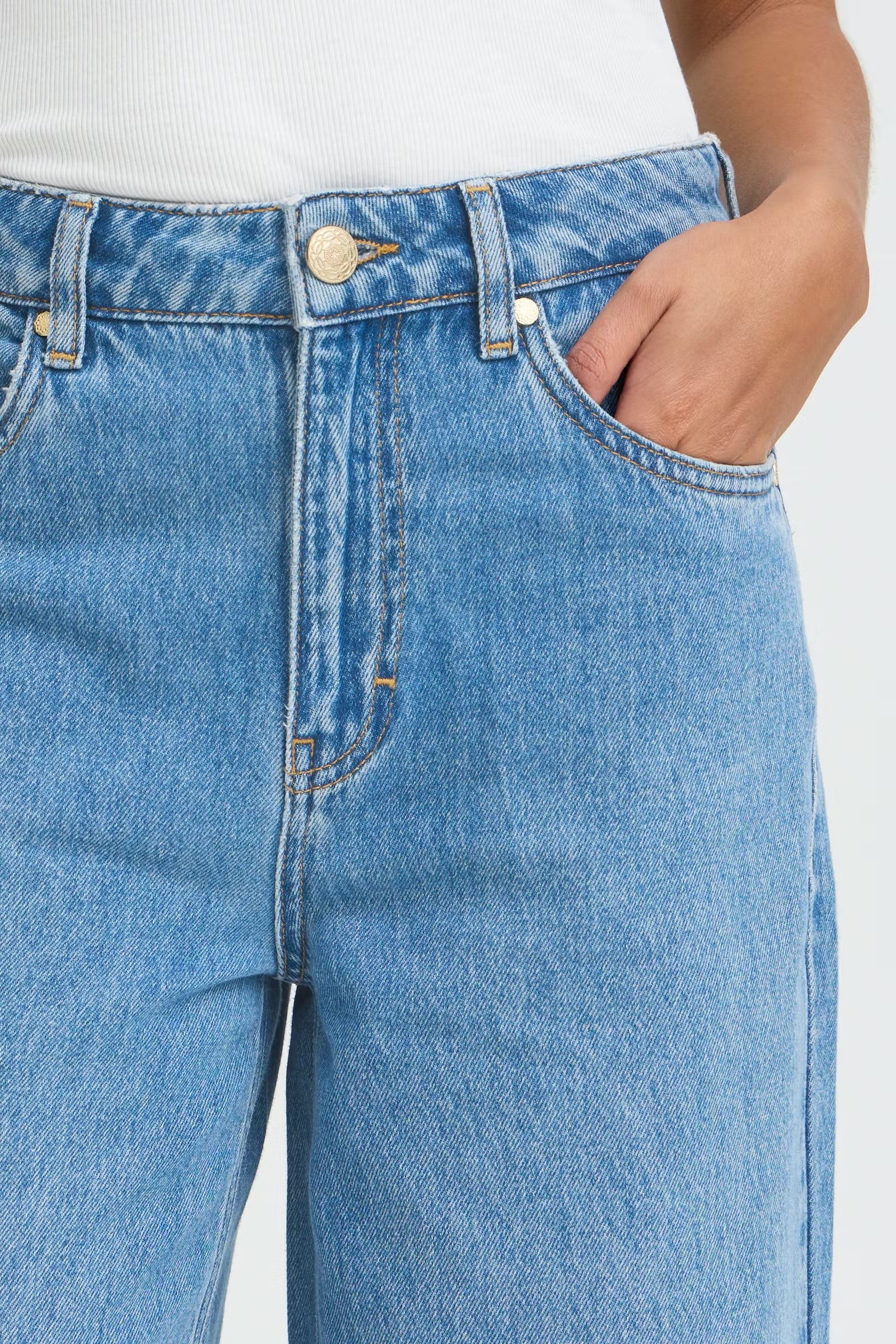 PULZ JEANS APRIL UHW JEANS WIDE LEG