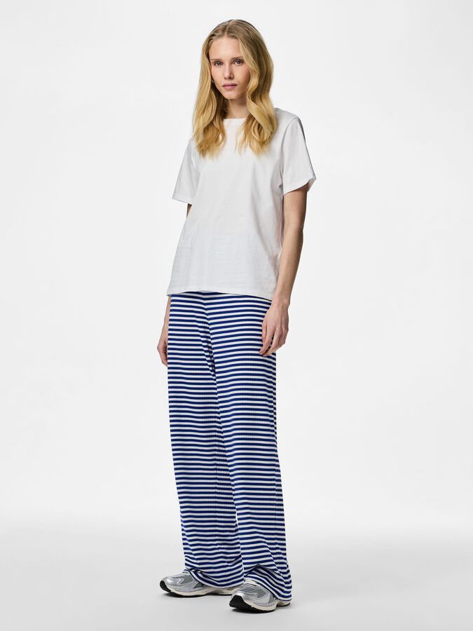 PIECES LAYA MW WIDE PANTS
