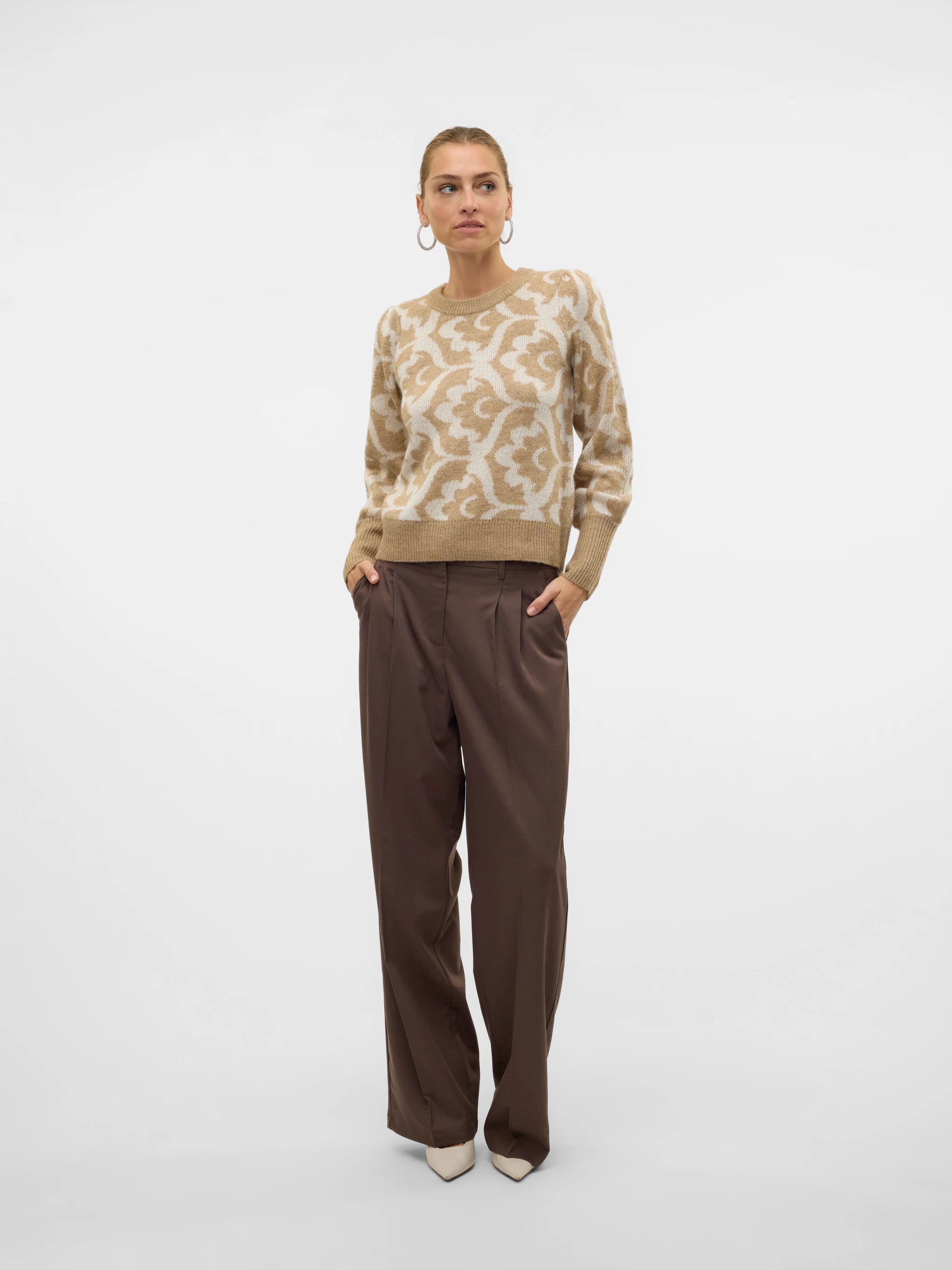 VERO MODA NILA MW WIDE DAD PANT