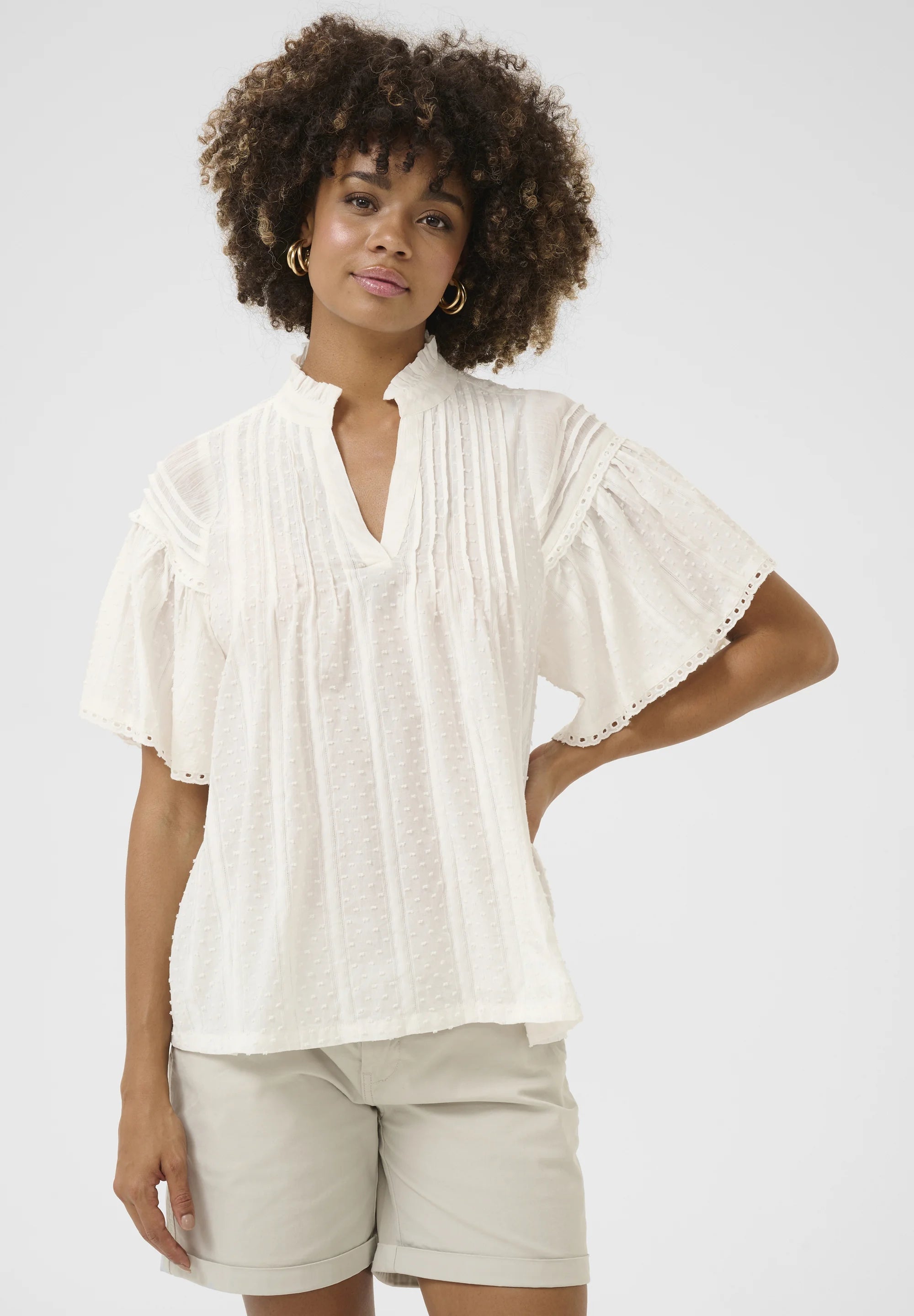 CULTURE AMILLA SS BLOUSE