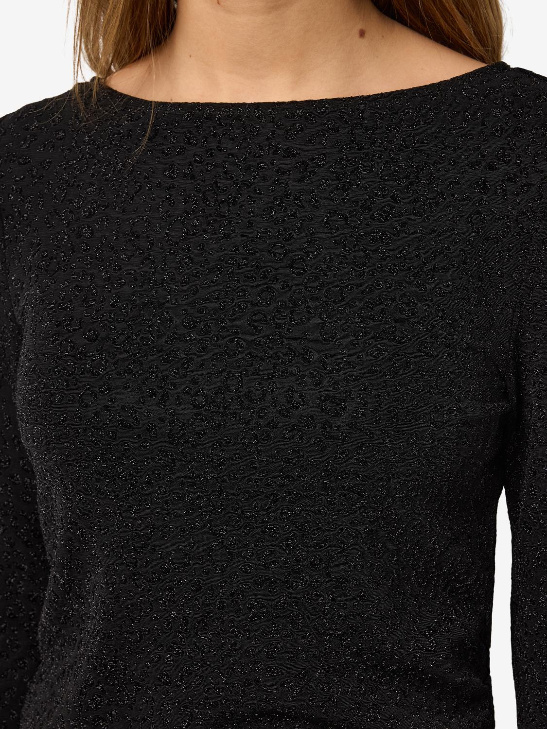 NOISY MAY GILLY L/S BOATNECK BELLSLEEVE TOP