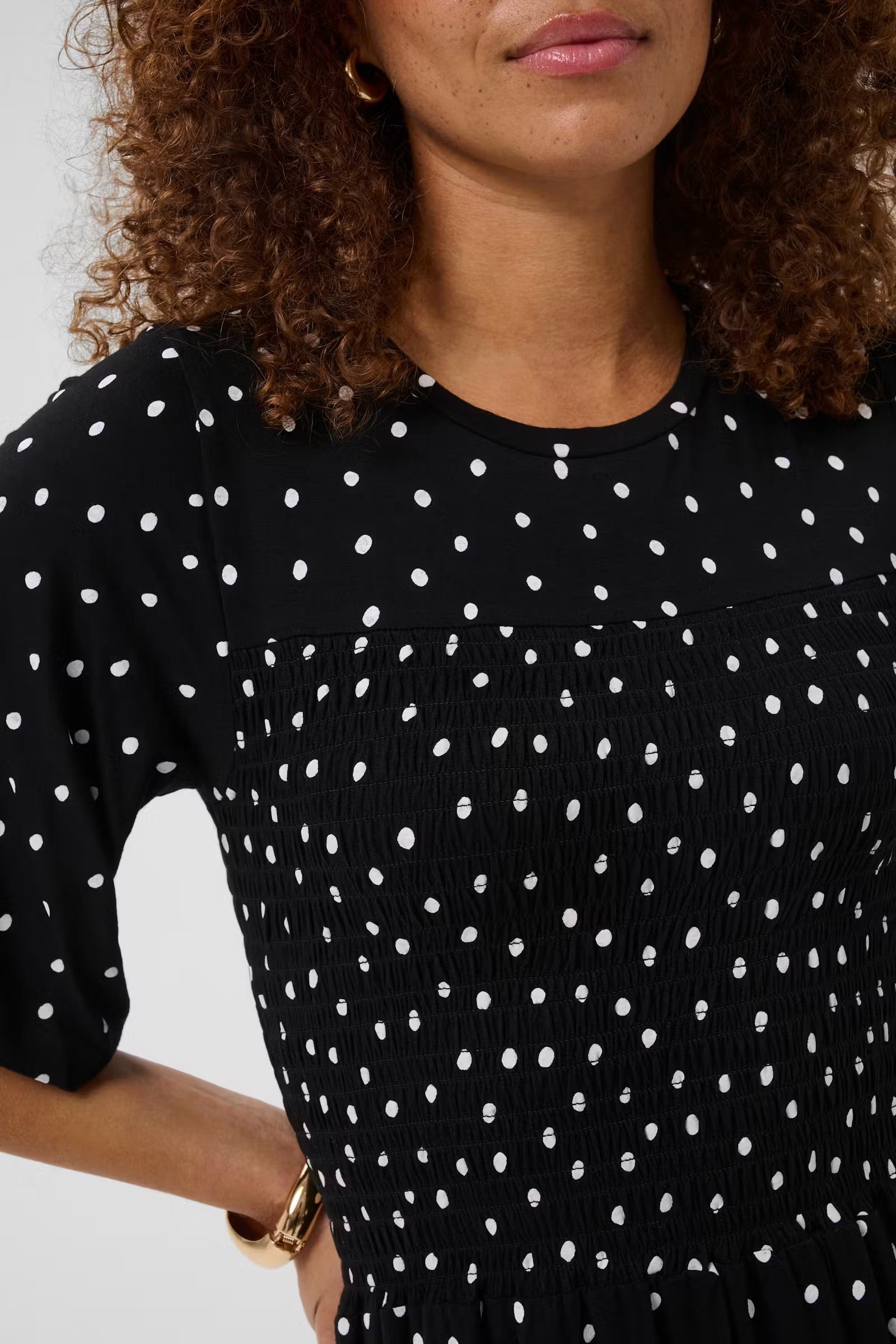 KAFFE BELLA SMOCK DRESS