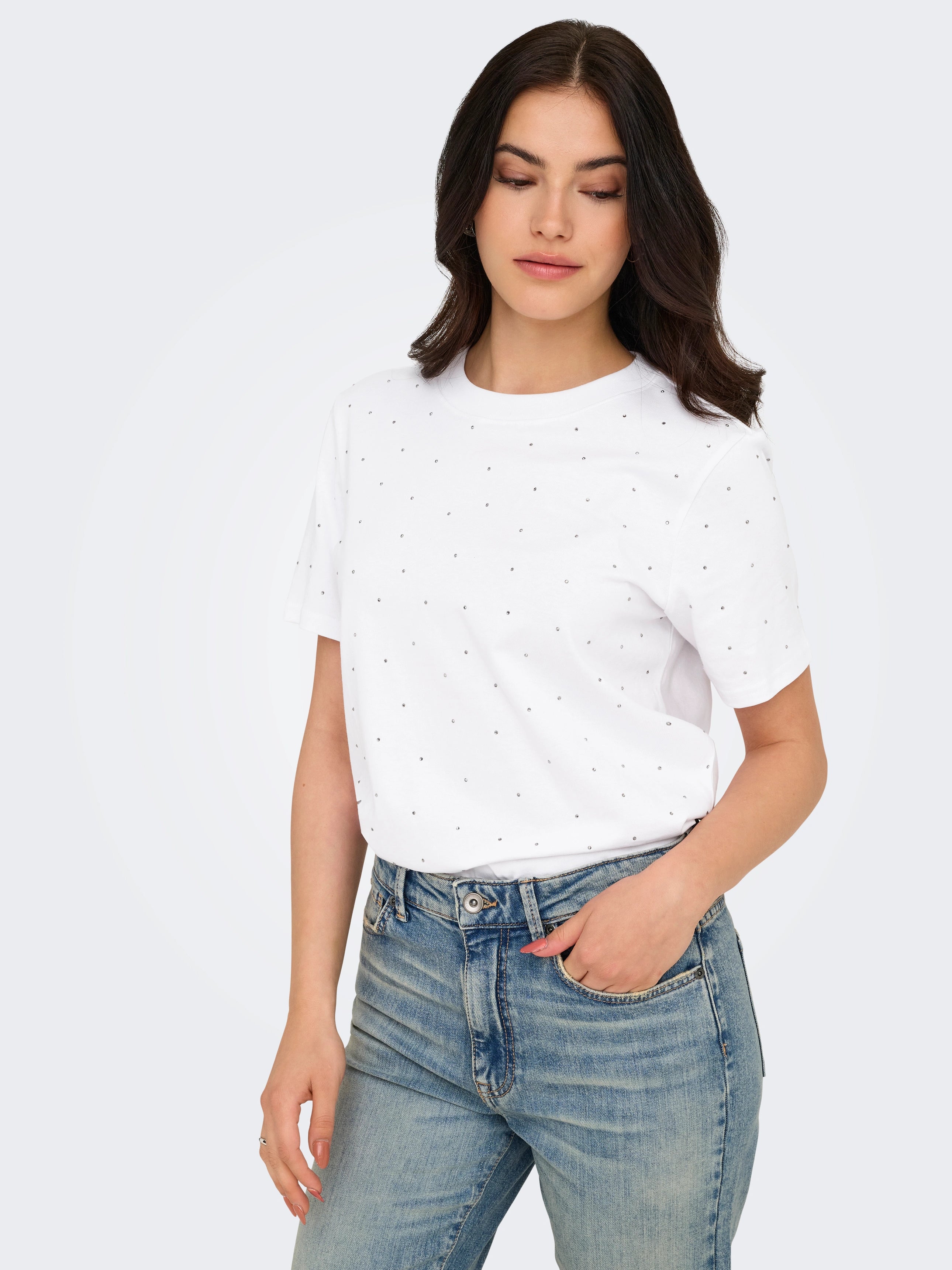 ONLY MONJA S/S STUDS TEE