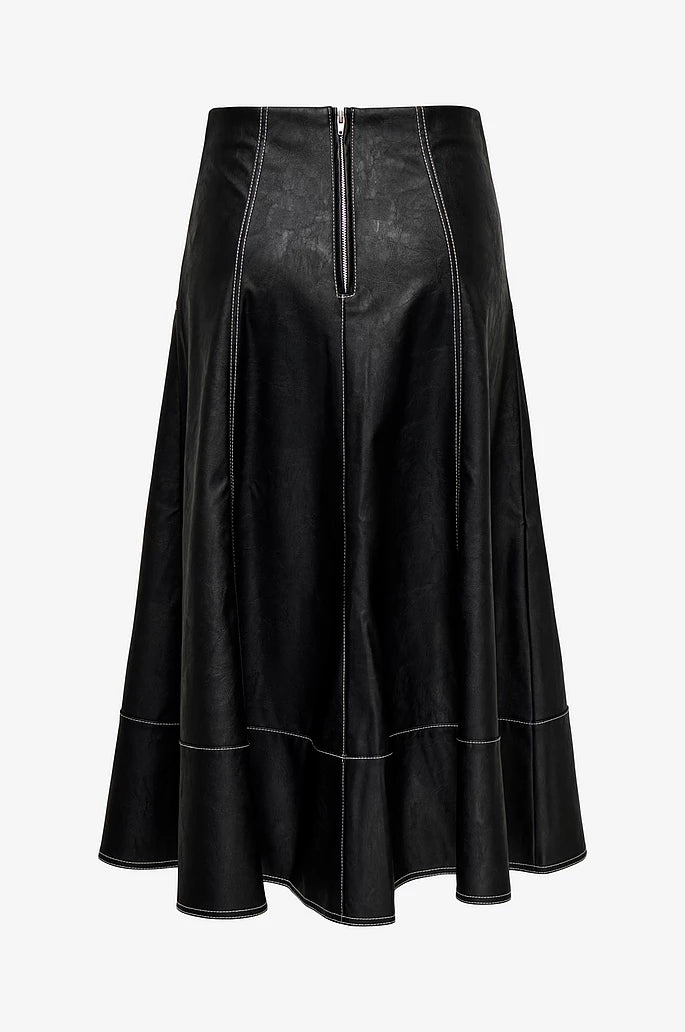 ONLY JOSIE FAUX LEATHER SKIRT