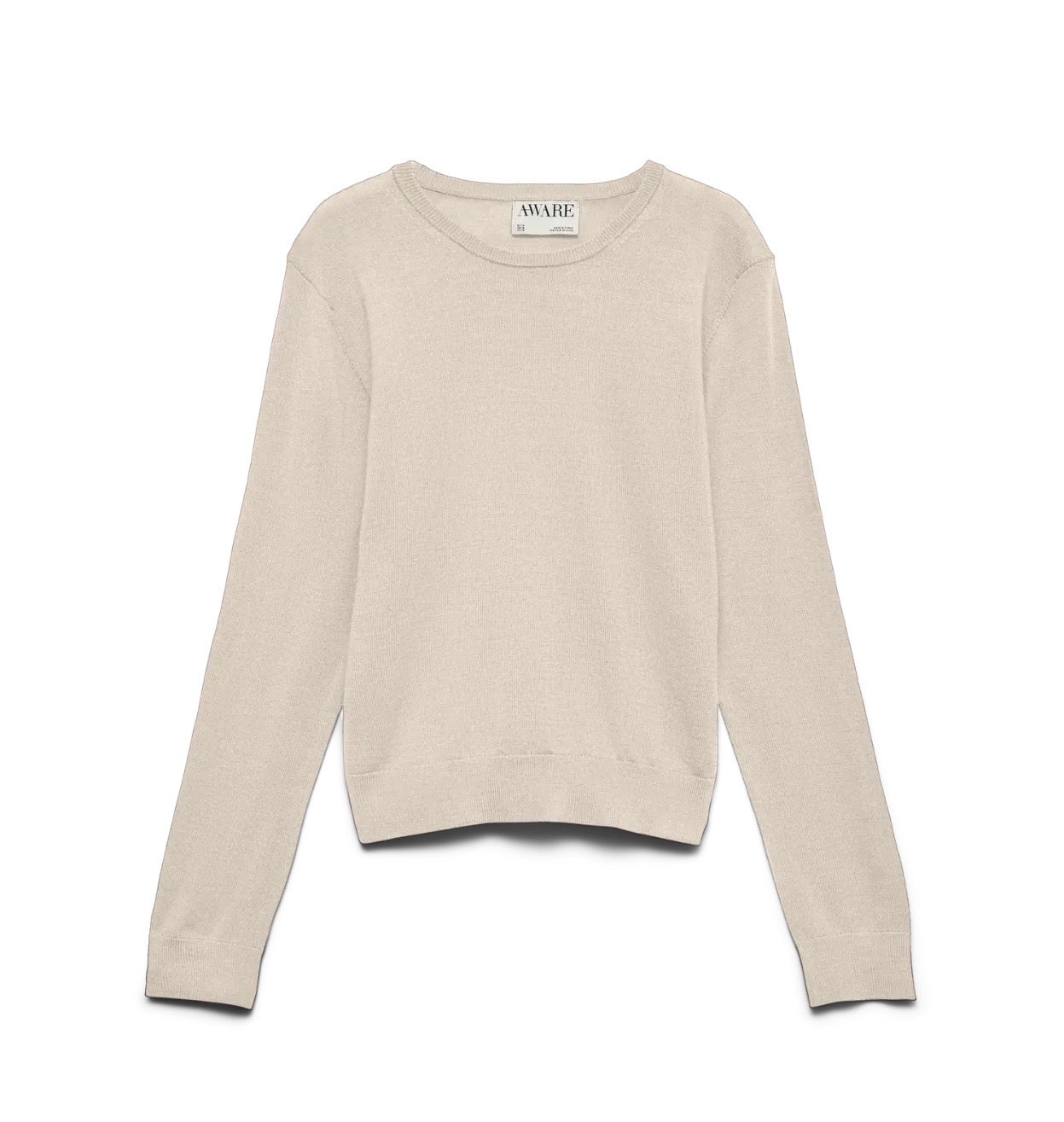 AWARE CARA LS O-NECK WOOL PULLOVER
