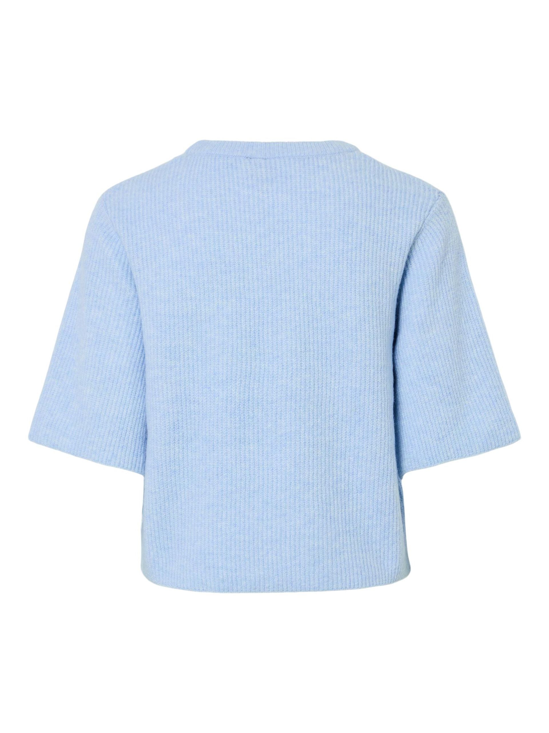 PIECES SILLY SS O-NECK KNIT
