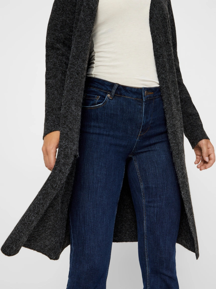 VERO MODA DOFFY LS LONG OPEN CARDIGAN