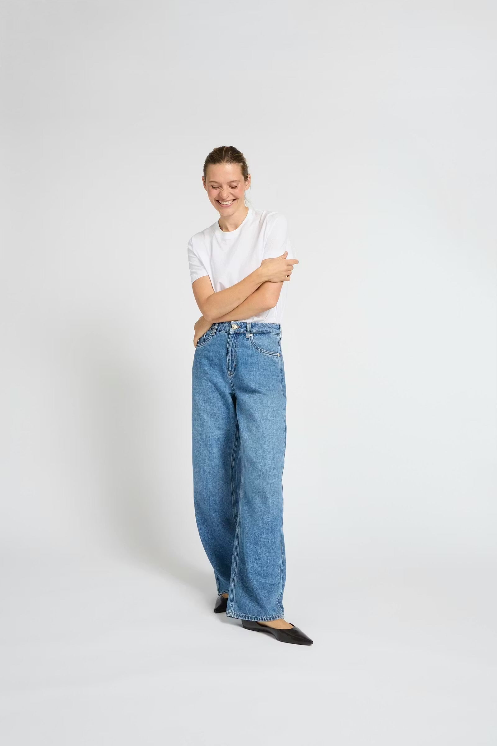 PULZ JEANS APRIL UHW JEANS WIDE LEG