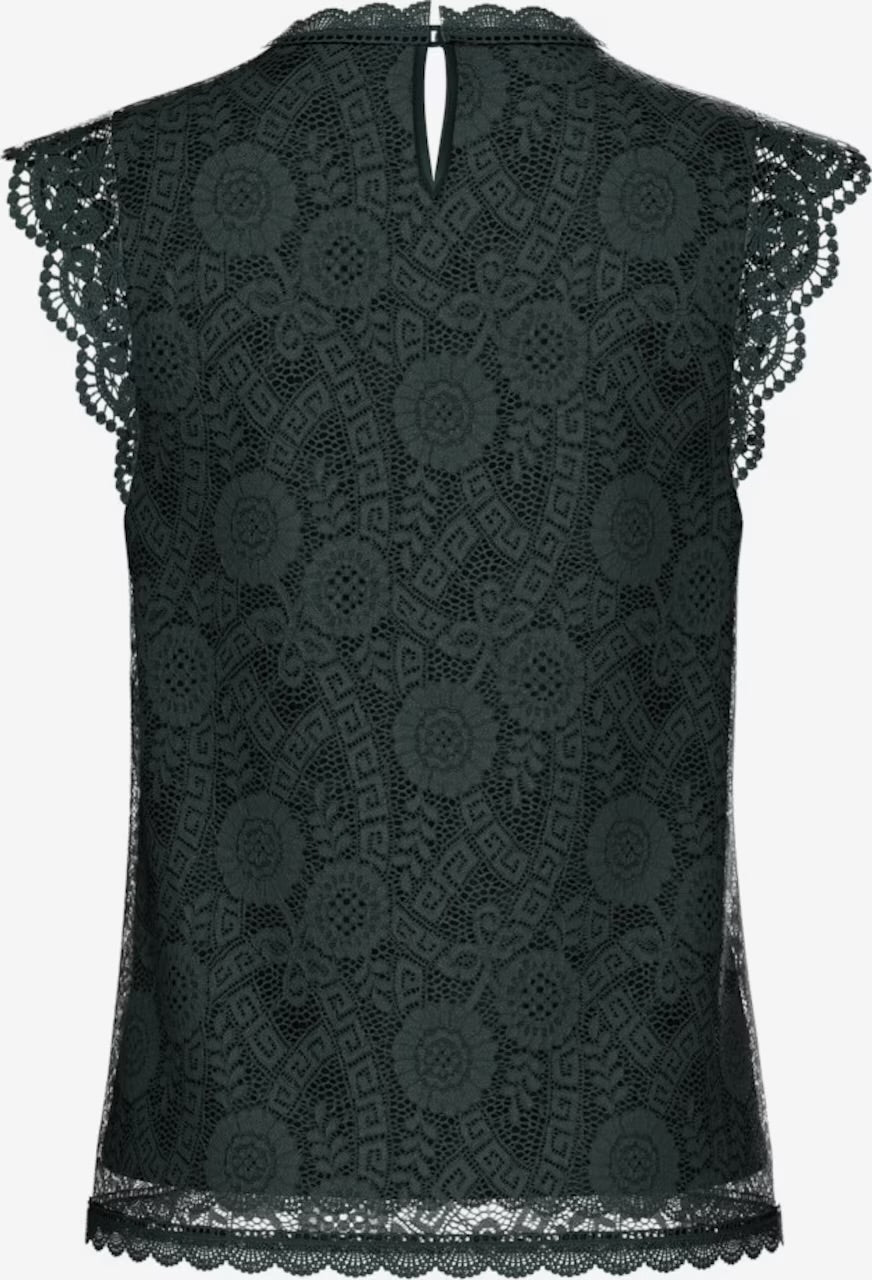 PIECES OLLINE SL LACE TOP