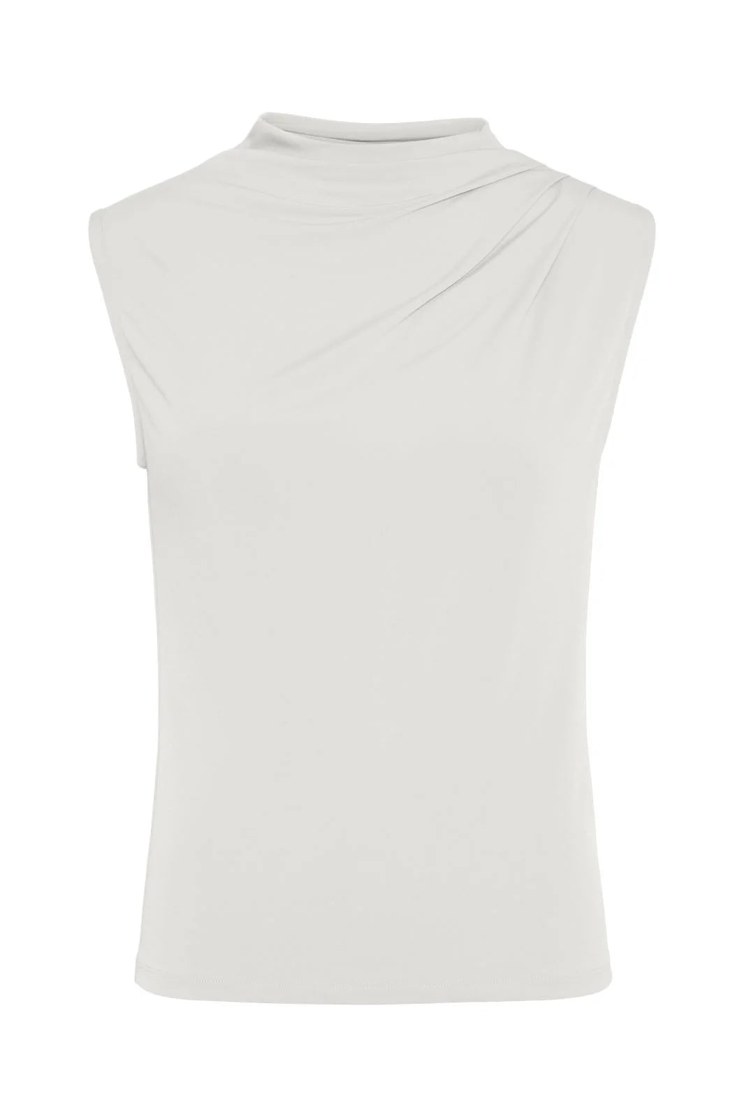 PIECES MADISON SL DRAPED TOP