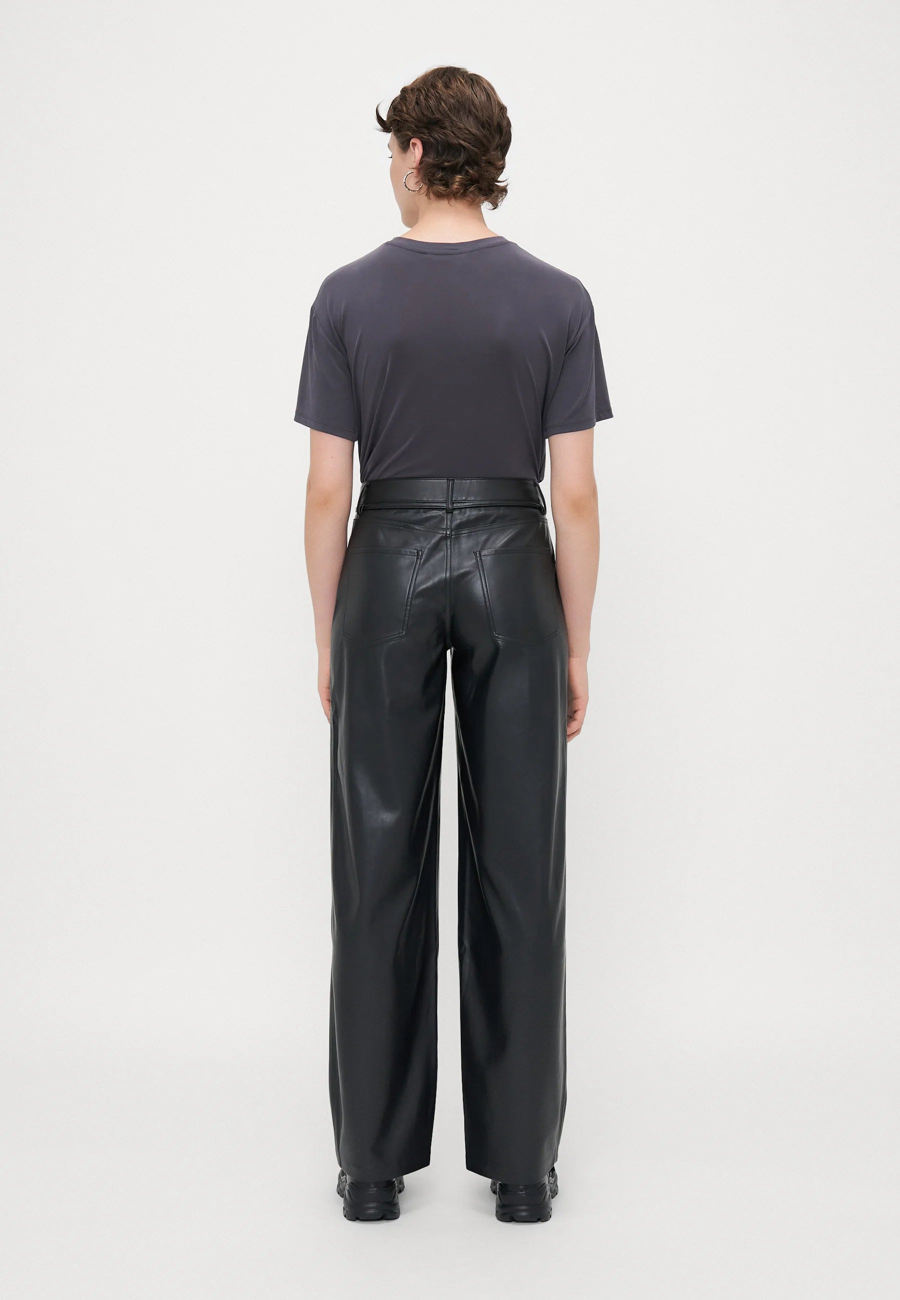 ONLY GIANNA-STORY MW FAUX LEATHER PANT