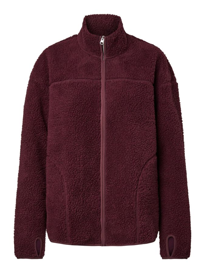 PIECES SADIA LS TEDDY JACKET