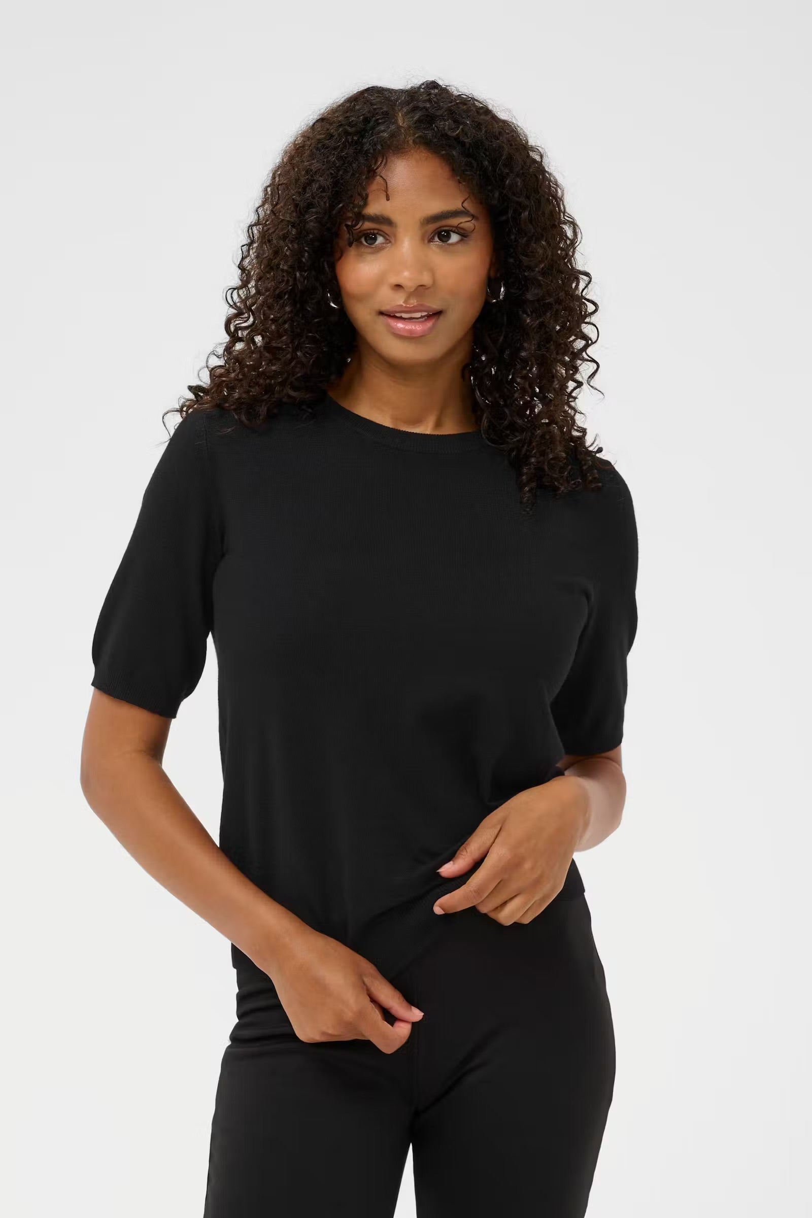 KAFFE LIZZA O-NECK PULLOVER