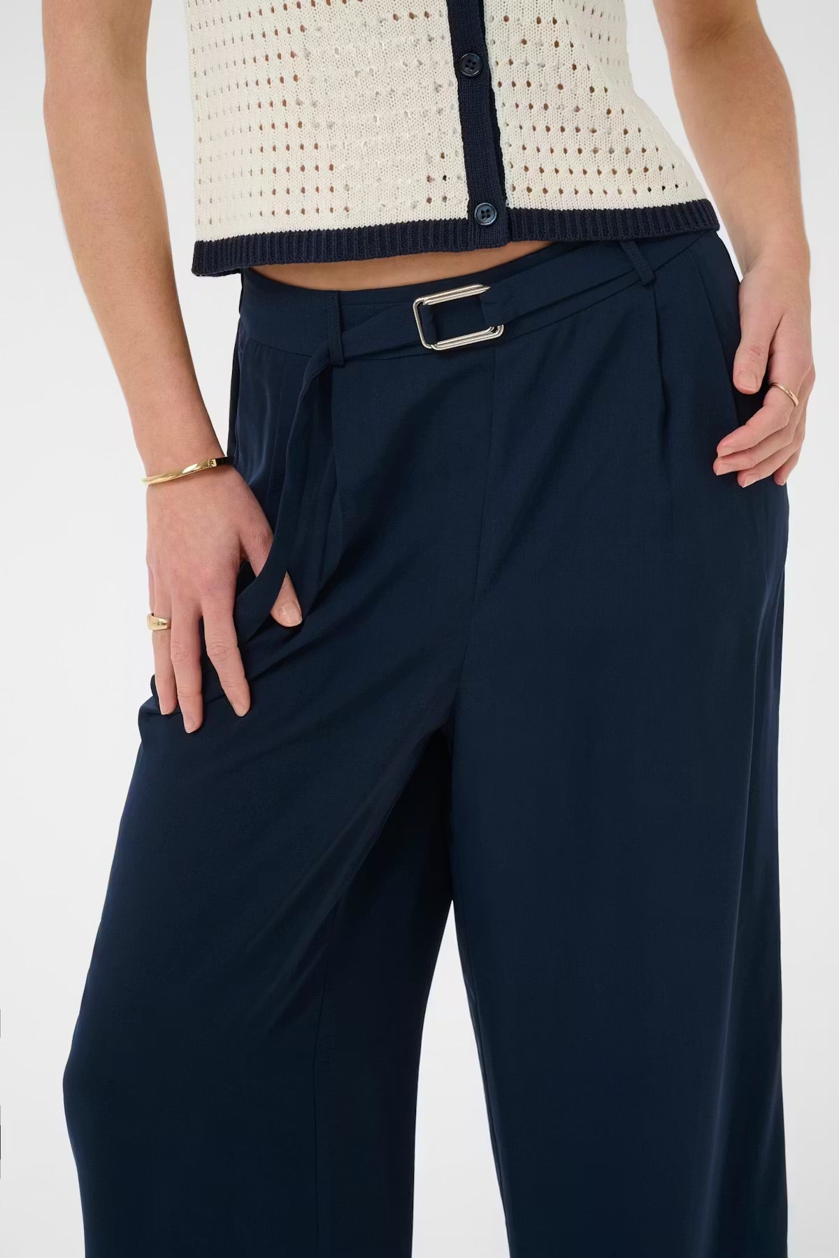 KAFFE ILLIS CROPPED PANTS