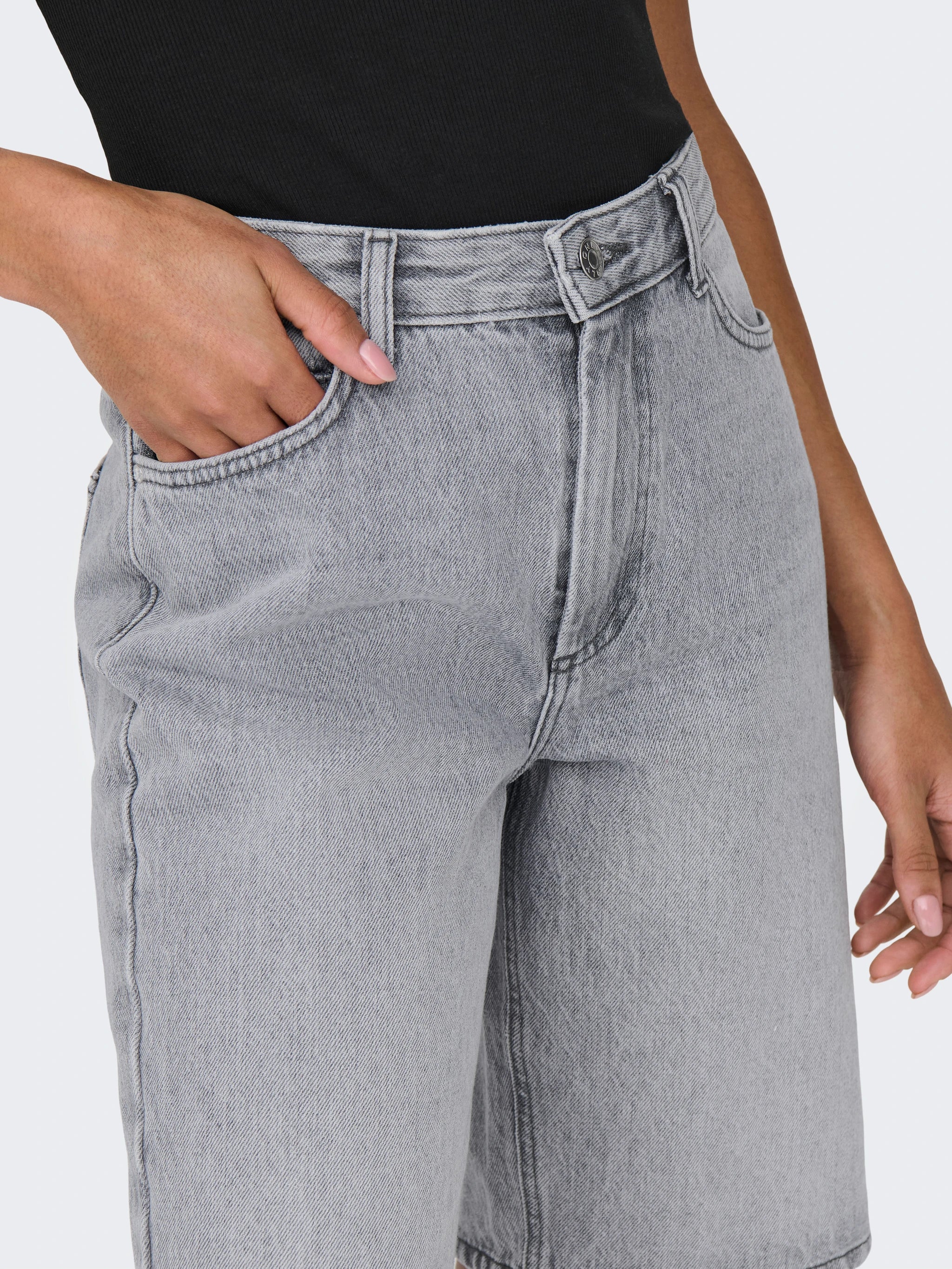 ONLY SONNY HW WIDE DNM SHORTS