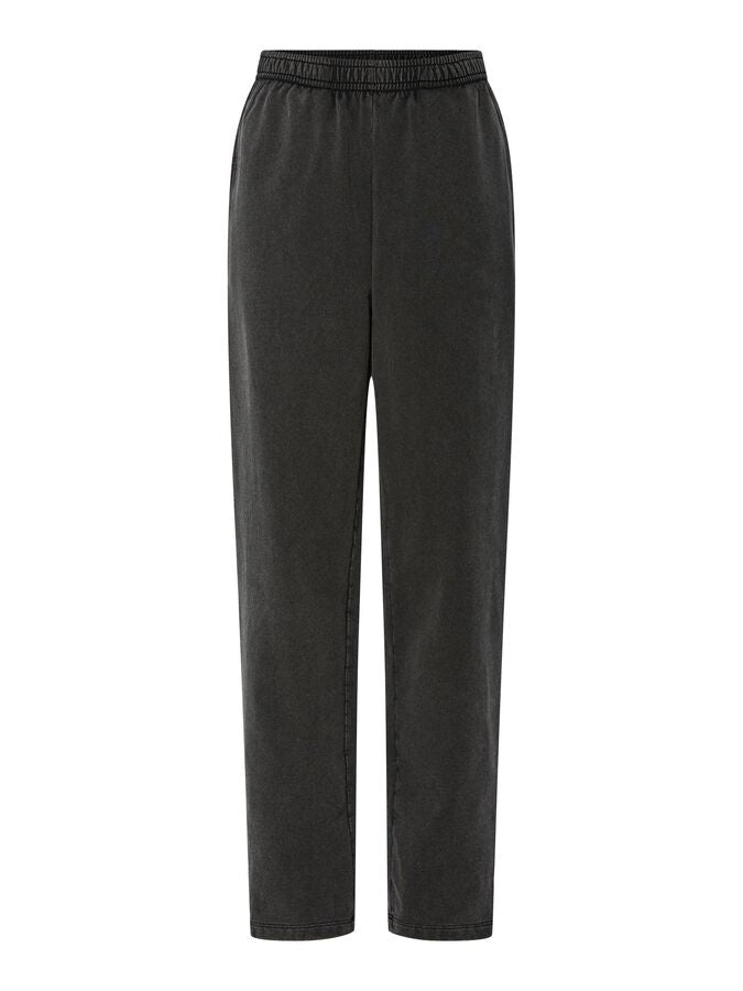 PIECES CHILLI HW WASHED STRAIGHT PANT