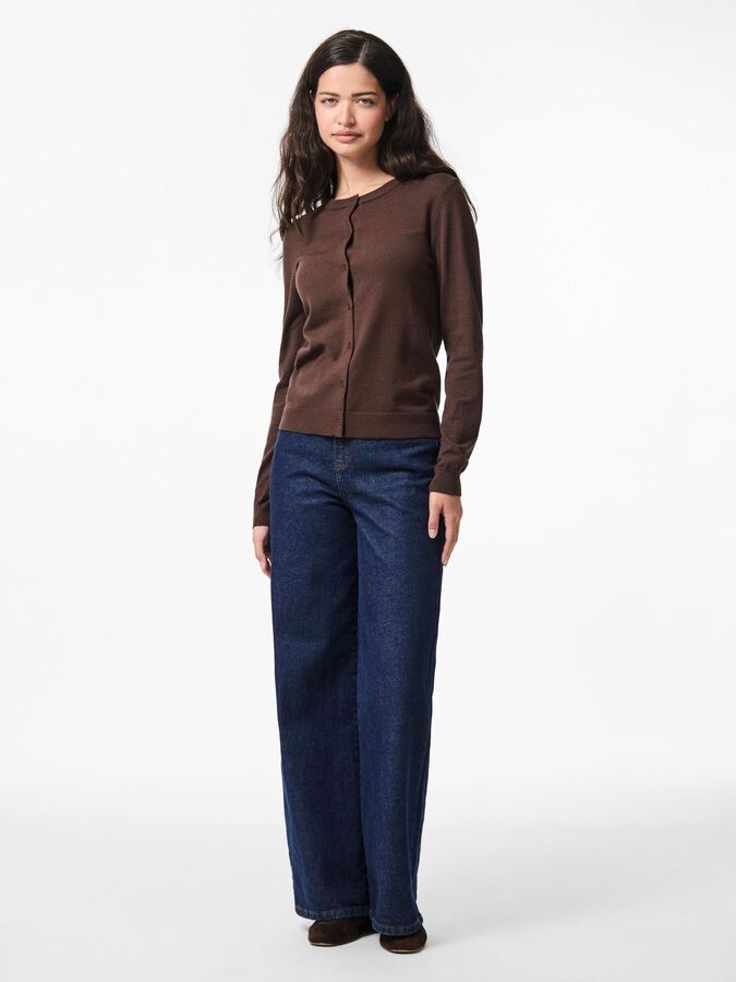 PIECES NORA LS O-NECK KNIT CARDIGAN