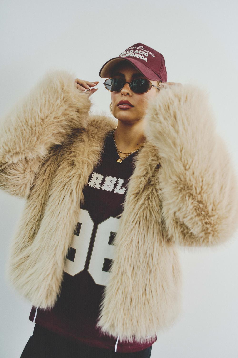 NOISY MAY EVIE L/S FUR JACKET