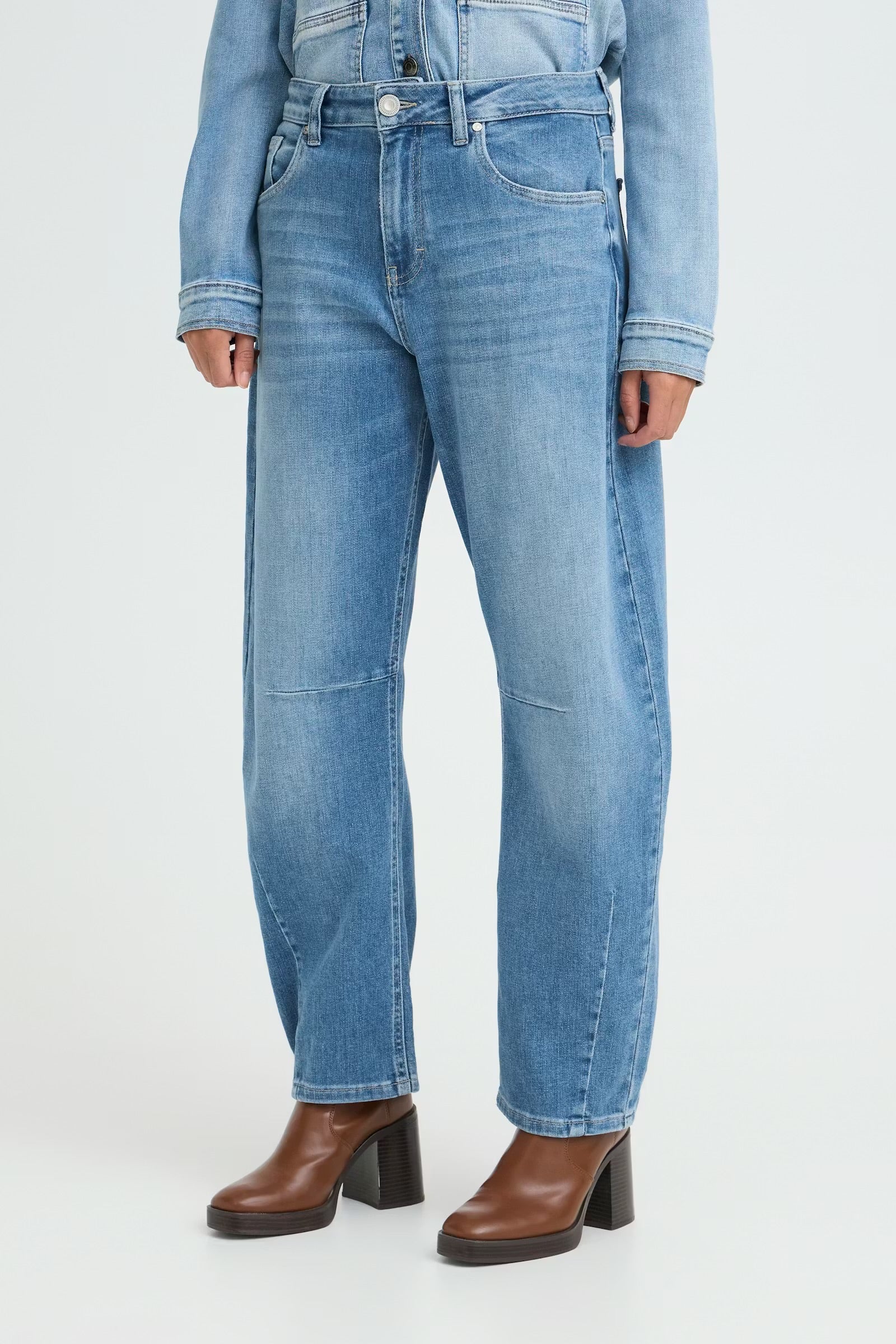 PULZ JEANS ANNI HW JEANS BARREL LEG