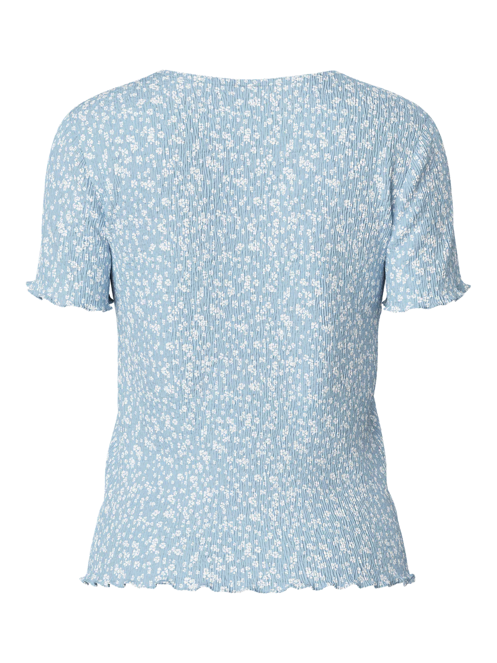PIECES FLORA SS O-NECK TOP