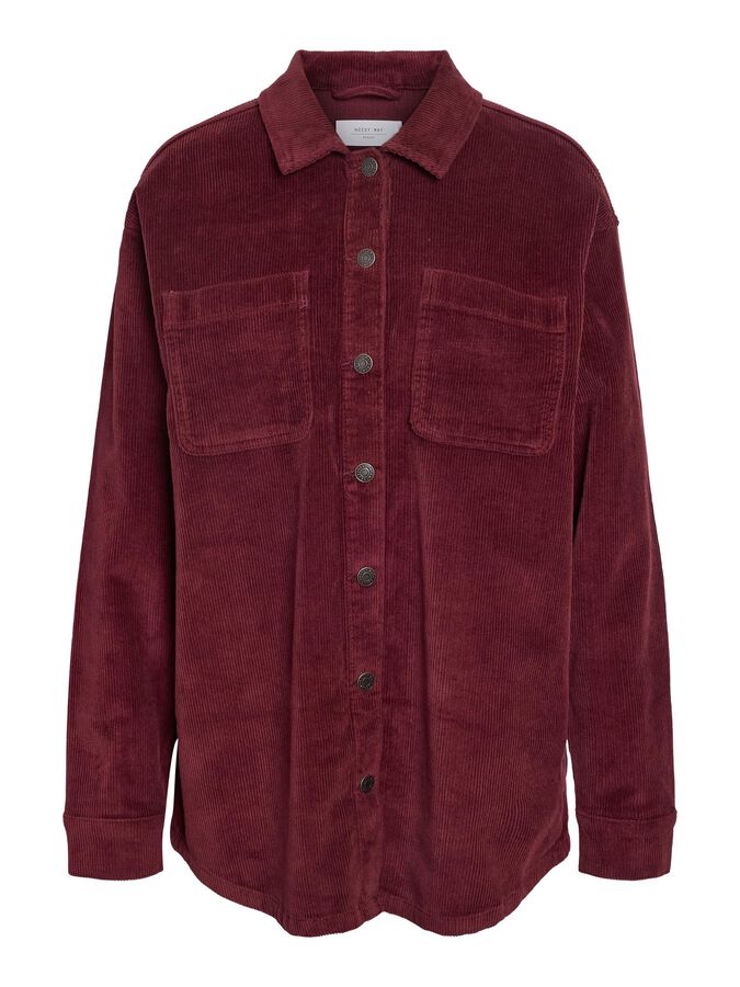 NOISY MAY ALVA LS SHACKET COLORED CORDUROY