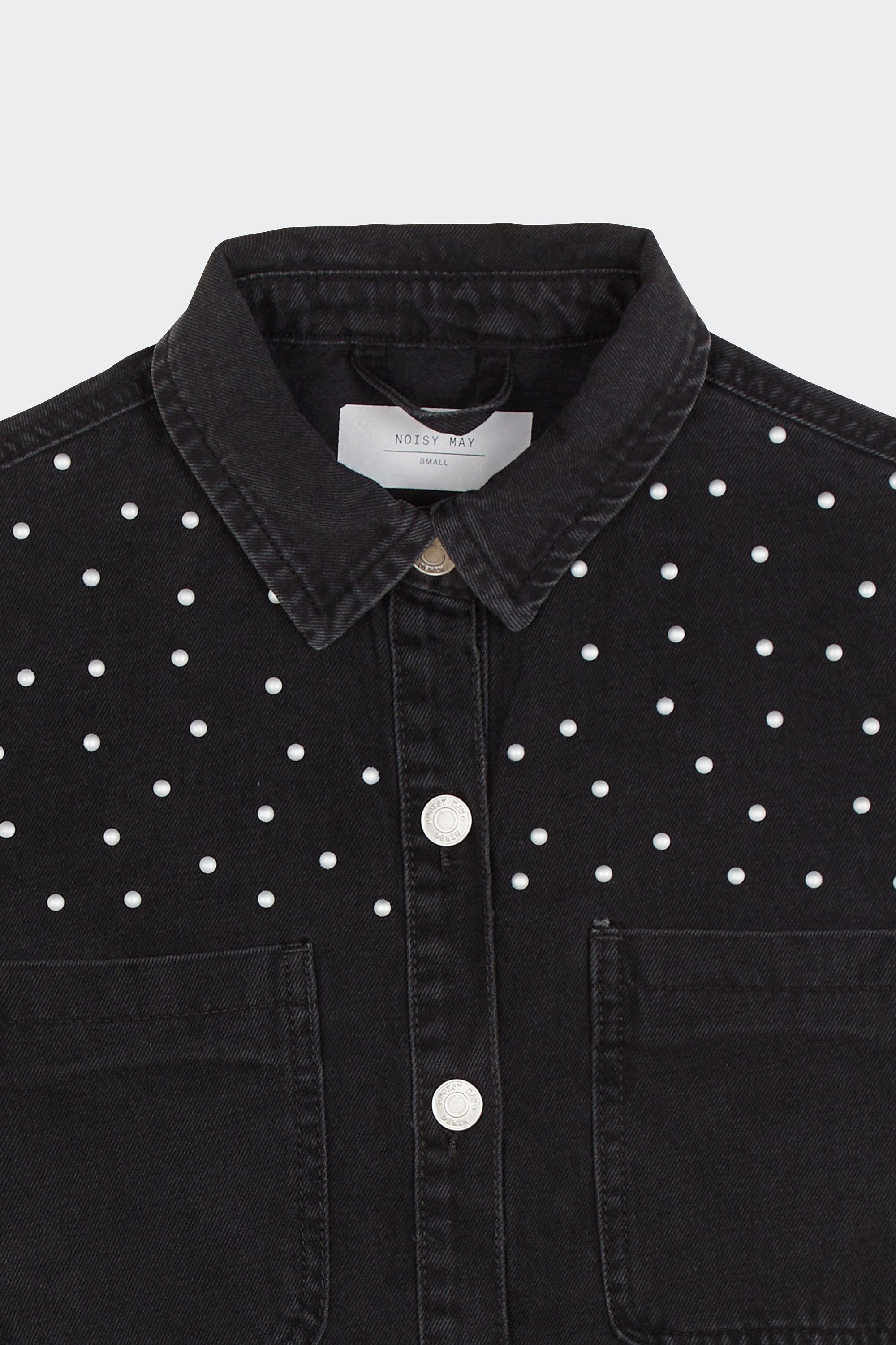 NOISY MAY ALVA LS OVERSIZE STUD SHACKET