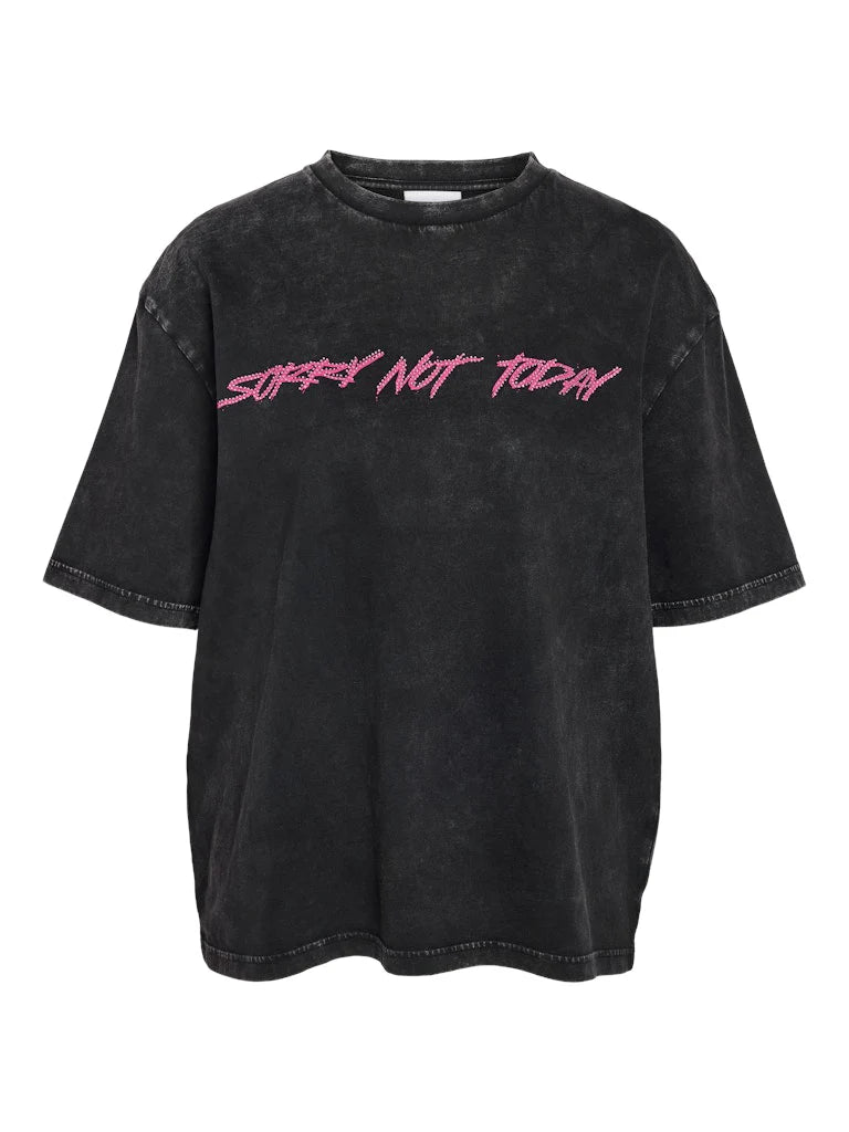 NOISY MAY SANDY S/S RHINESTONE T-SHIRT