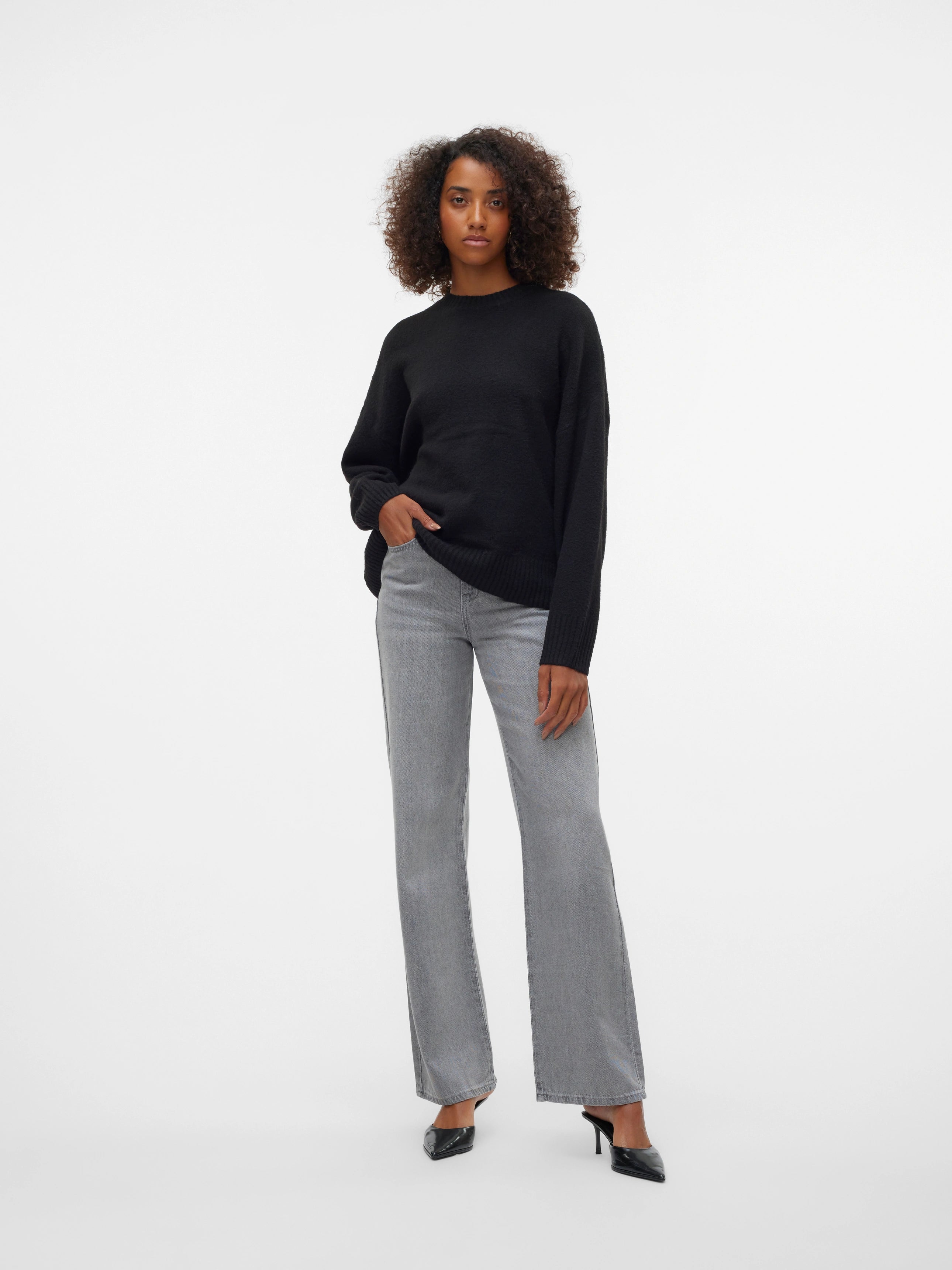 VERO MODA BOOM LS O-NECK PULLOVER