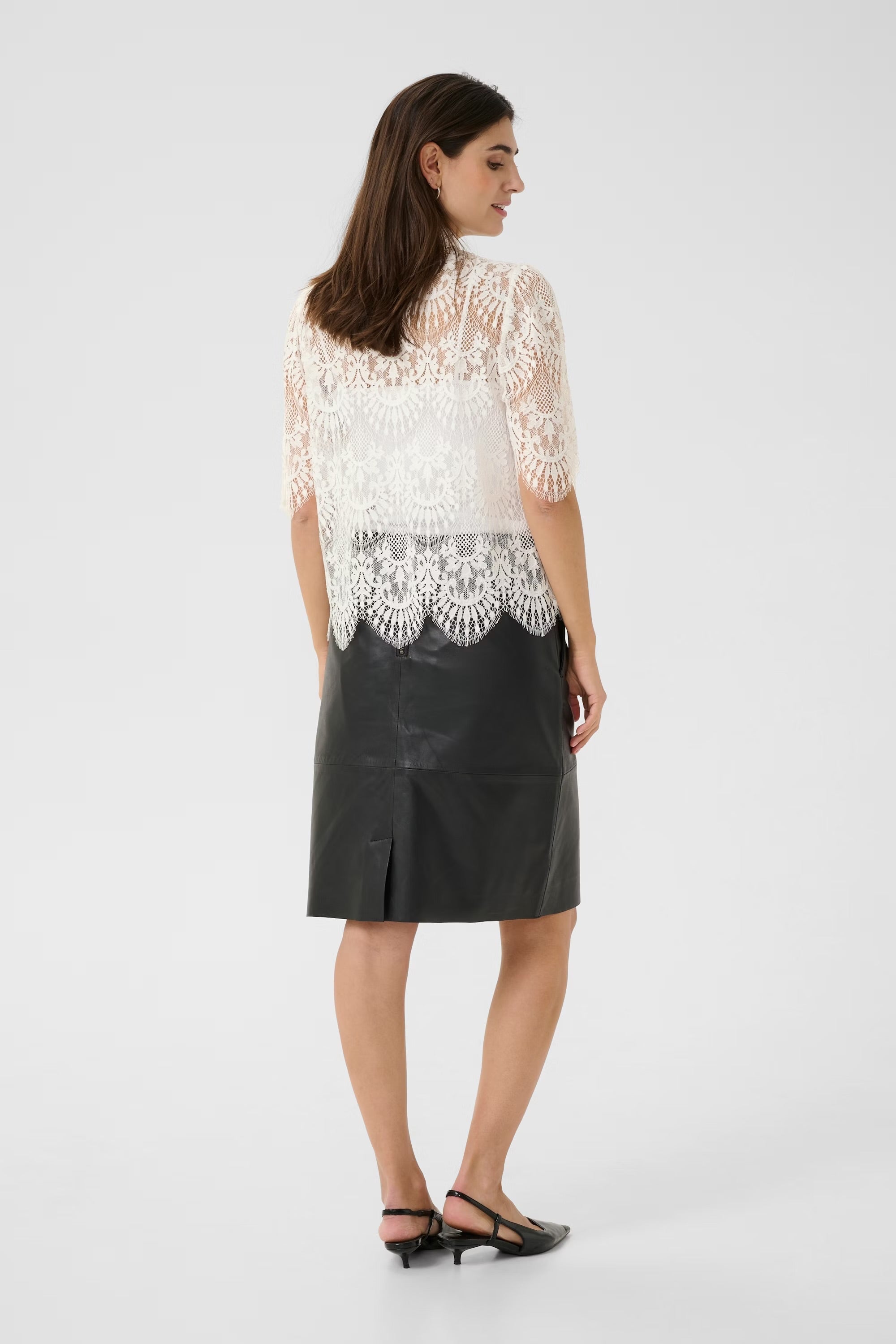CULTURE OKRAM LACE BLOUSE