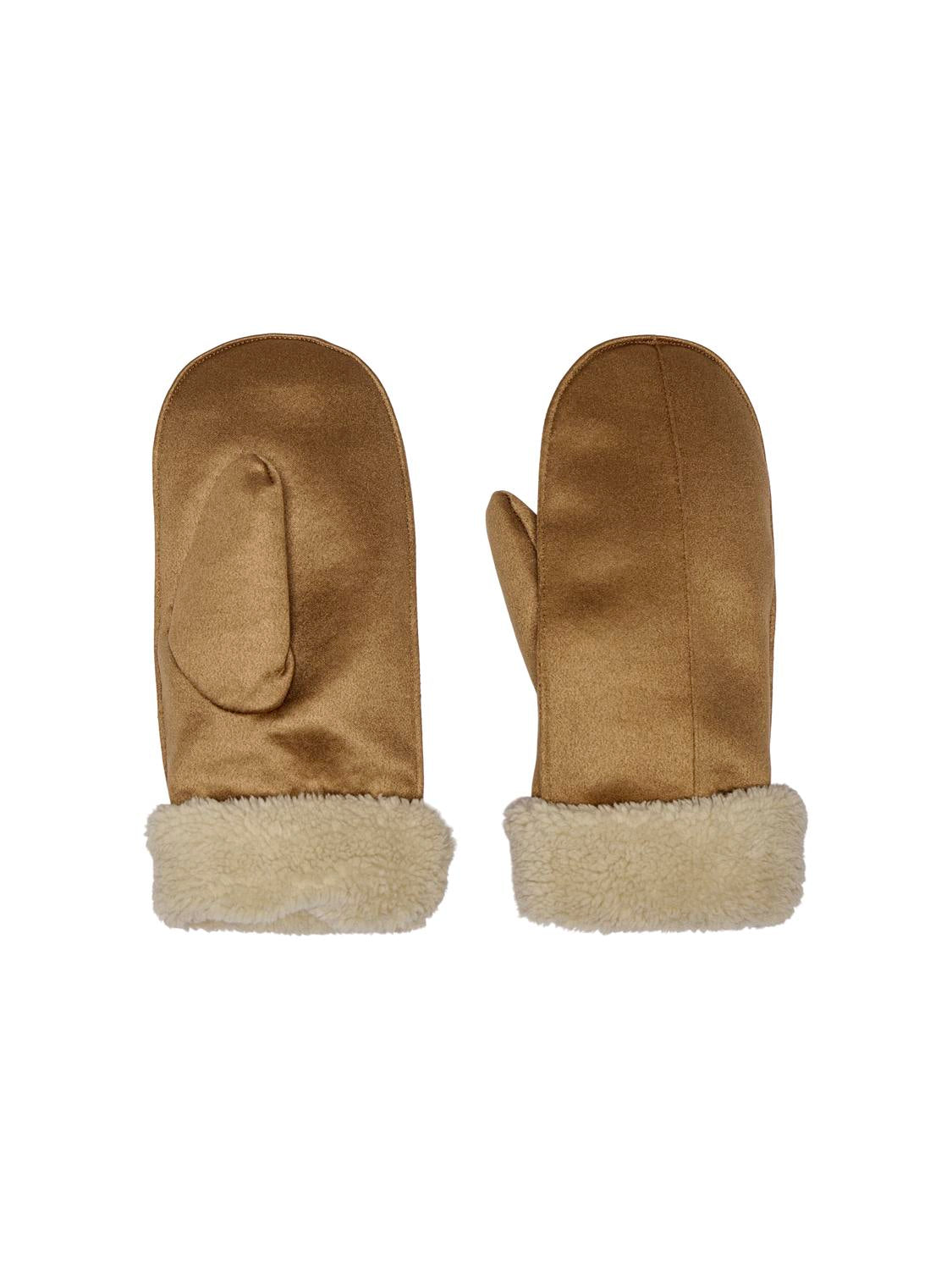ONLY NICKI FAUX SUEDE MITTENS