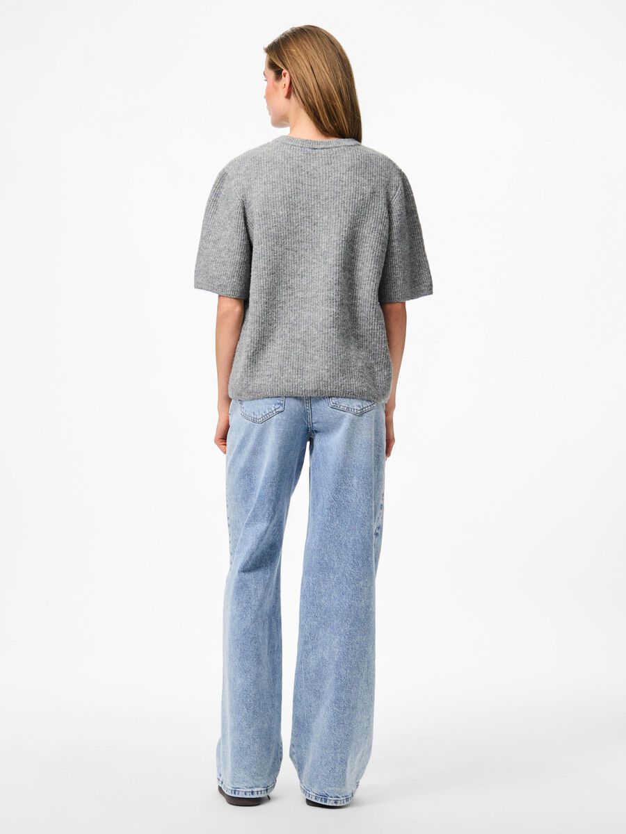PIECES SILLY SS O-NECK KNIT CARDIGAN