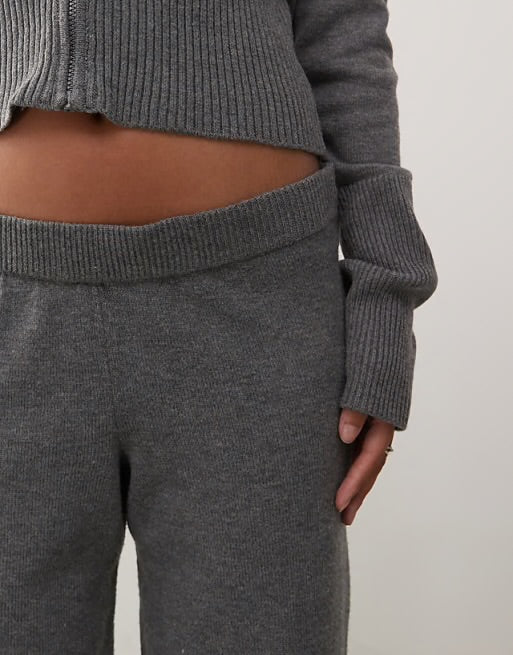 NOISY MAY NOURIA NW WIDE LEG KNIT PANTS