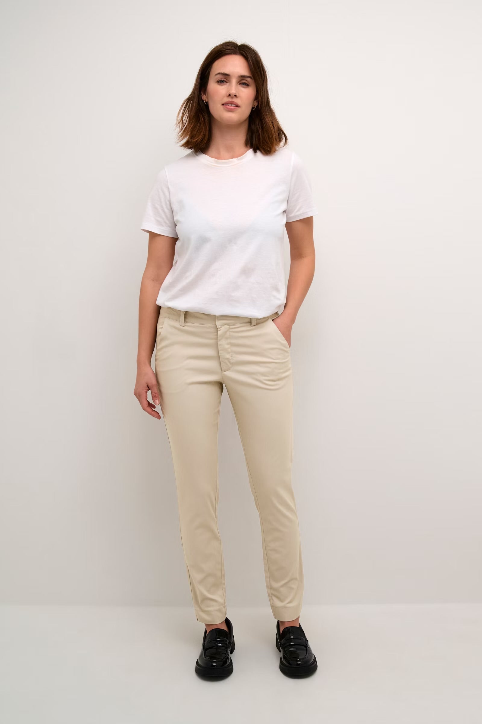 KAFFE LEA 7/8 CHINO PANT
