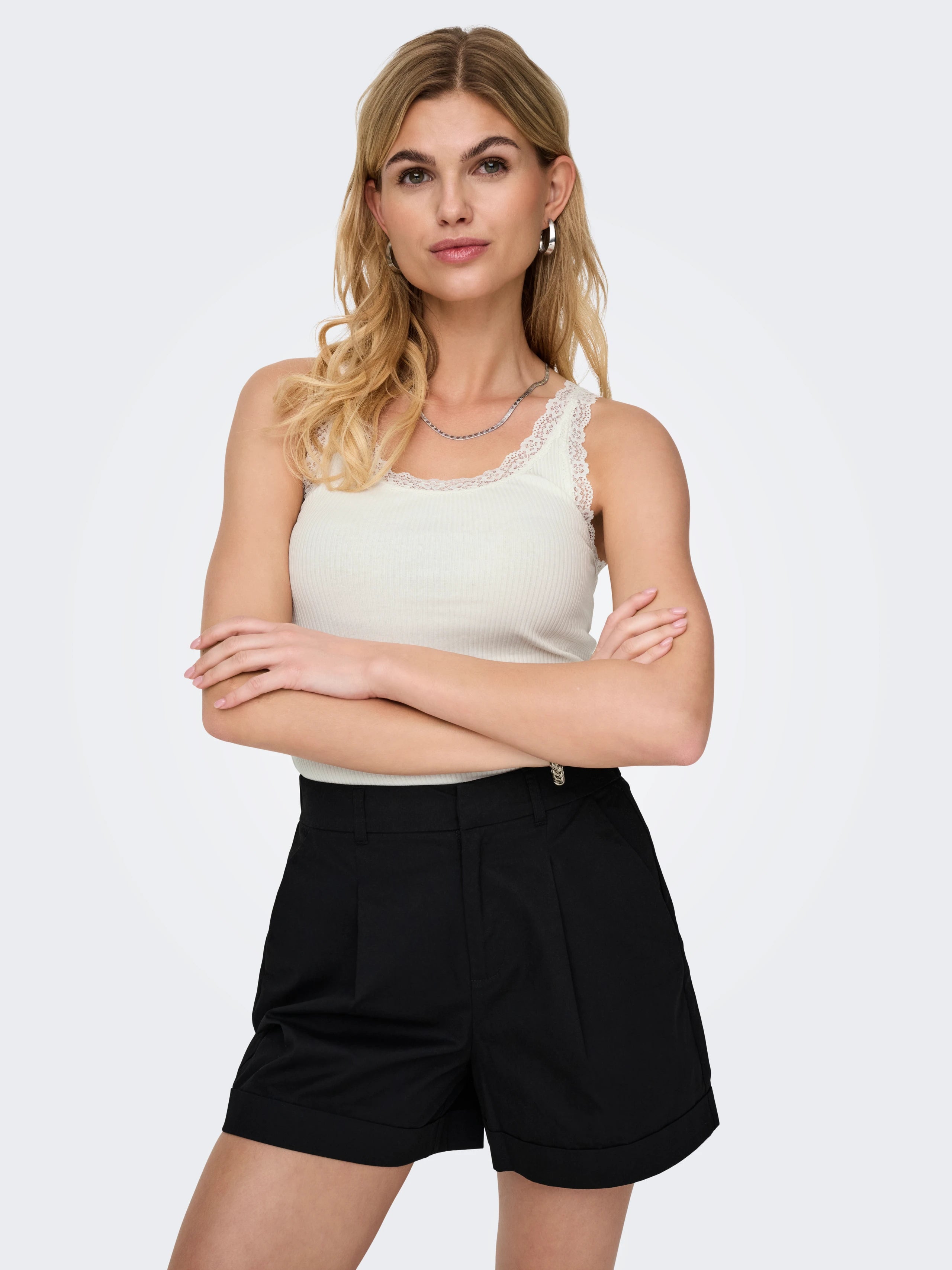 ONLY SARA SHARAI LACE TANK TOP