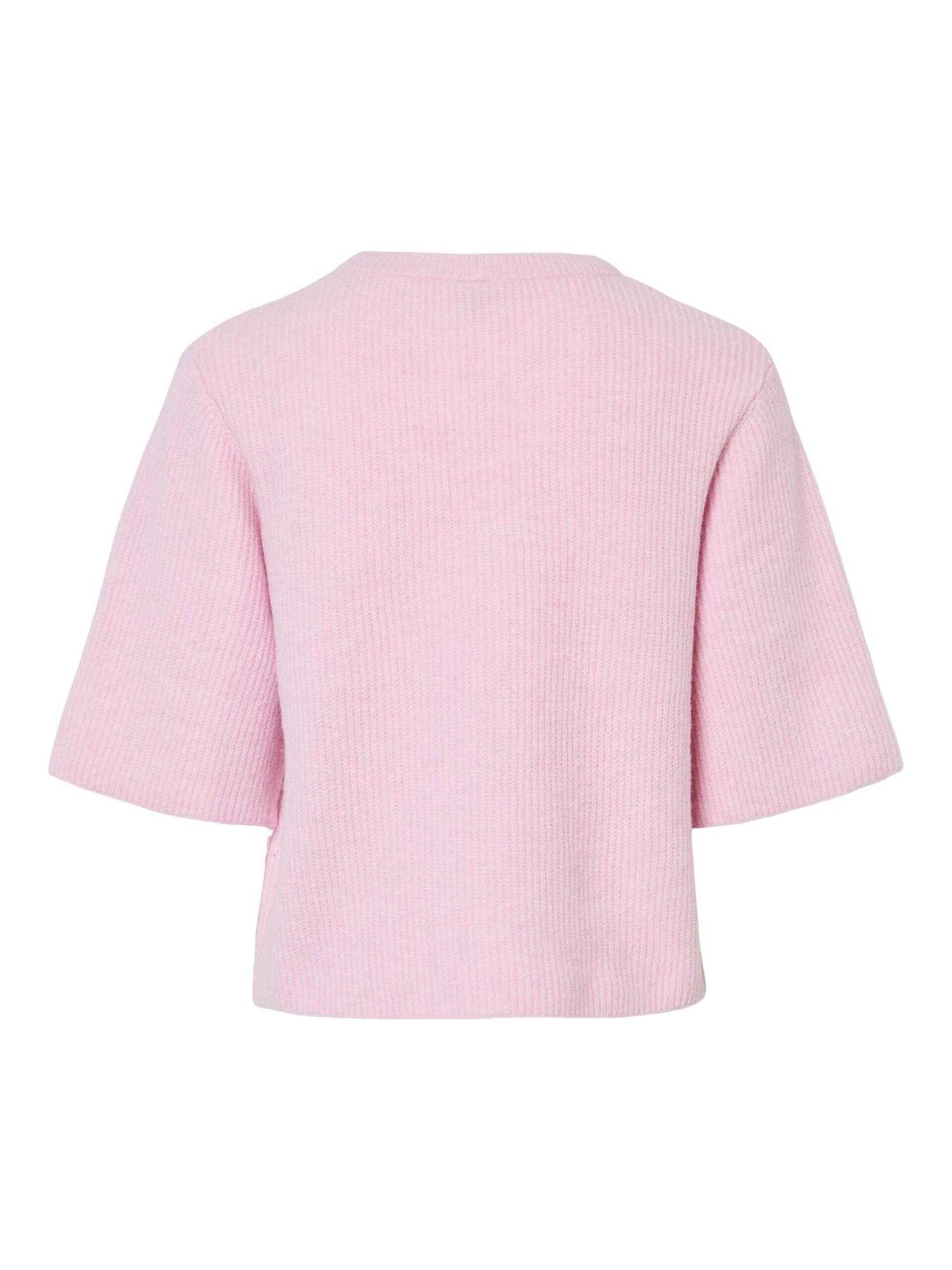PIECES SILLY SS O-NECK KNIT