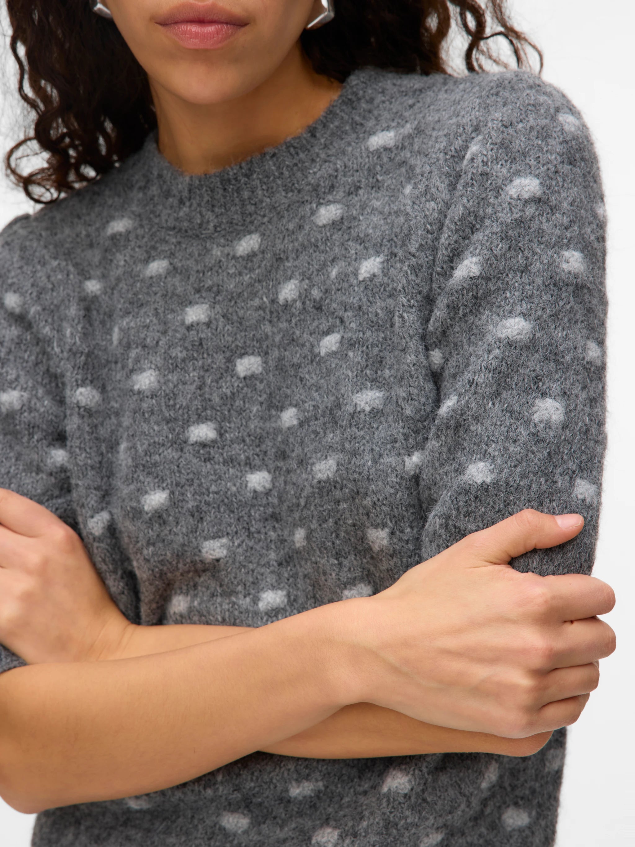 VERO MODA NOVAHDOTTY 2/4 O-NECK PULLOVER