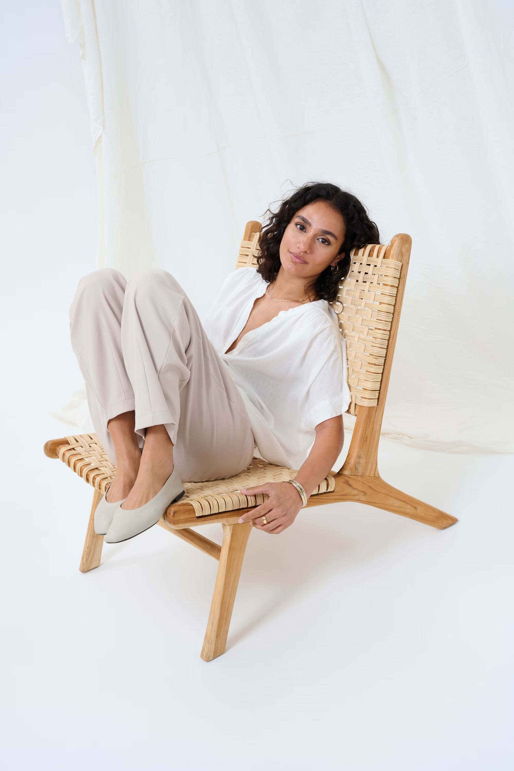 KAFFE MILIA WIN SL BLOUSE
