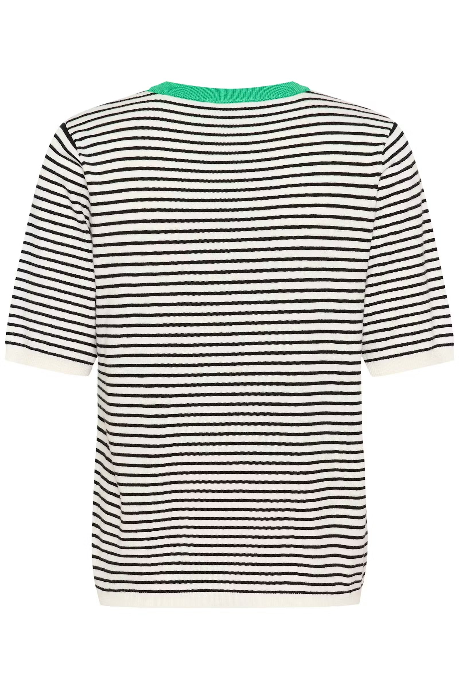 KAFFE LIZZA NARROW STRIPED PULLOVER