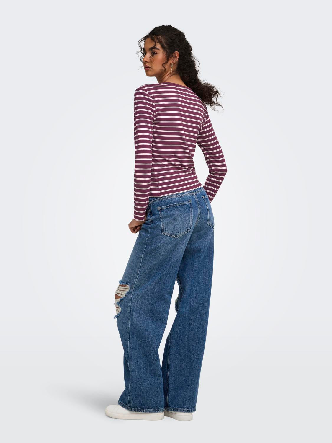 ONLY NINA L/S AOP TOP