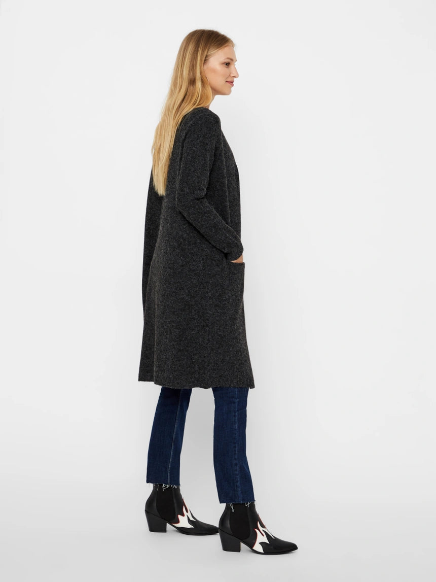 VERO MODA DOFFY LS LONG OPEN CARDIGAN
