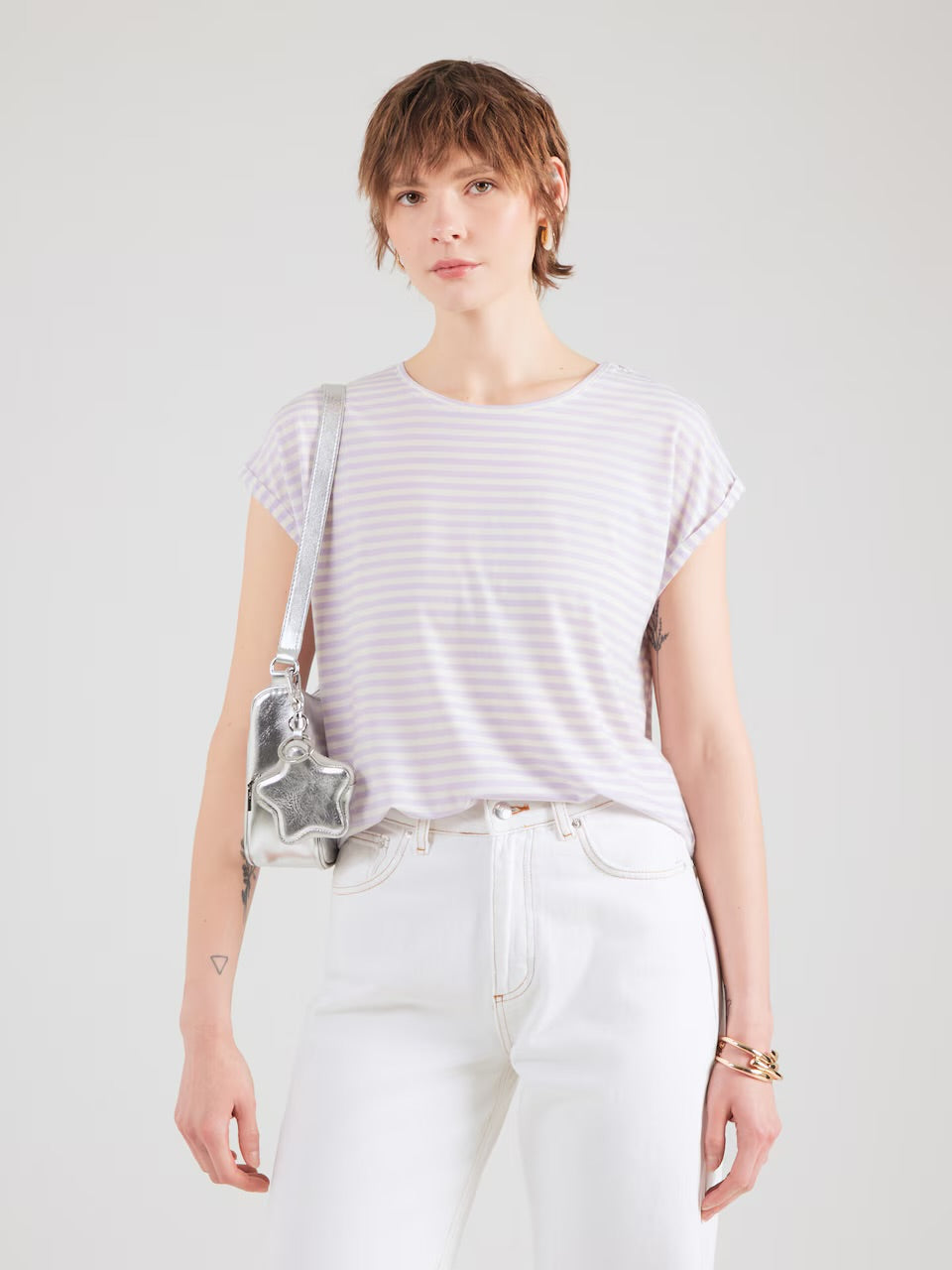 VERO MODA AVA SS TOP STRIPE