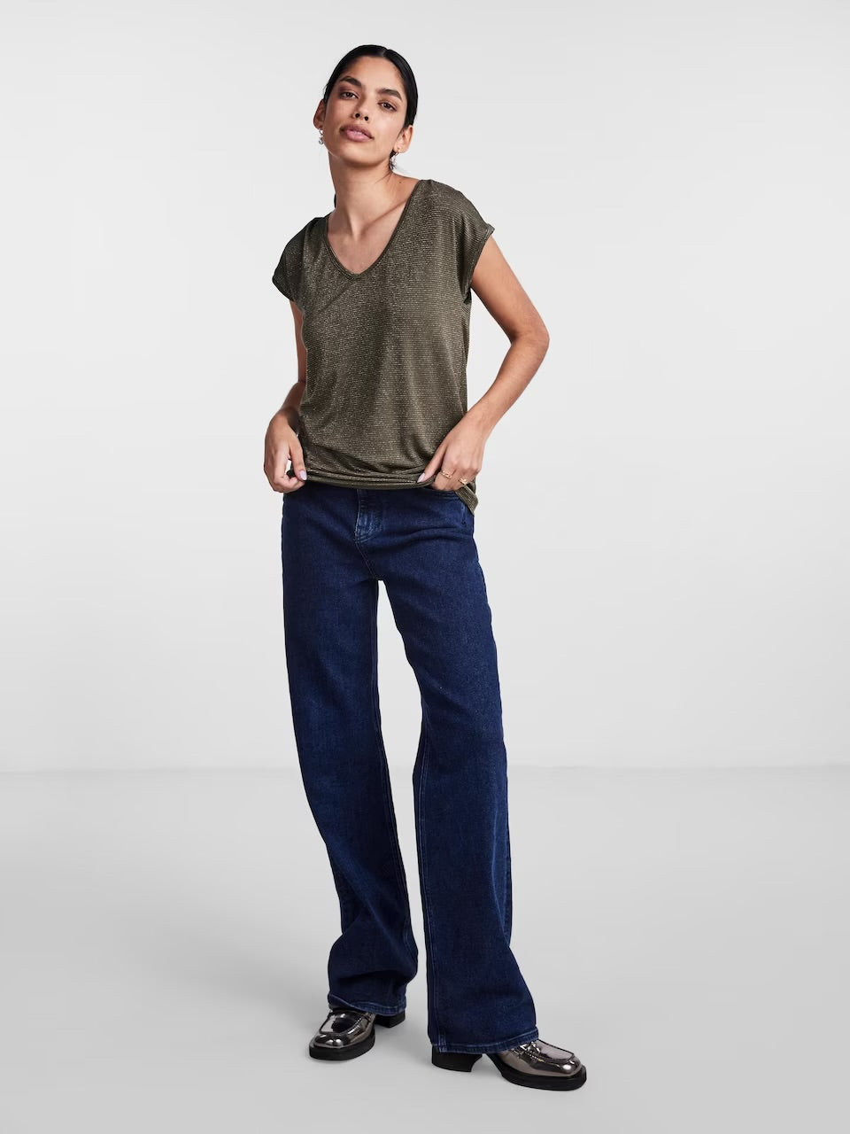 PIECES BILLO TEE LUREX STRIPES