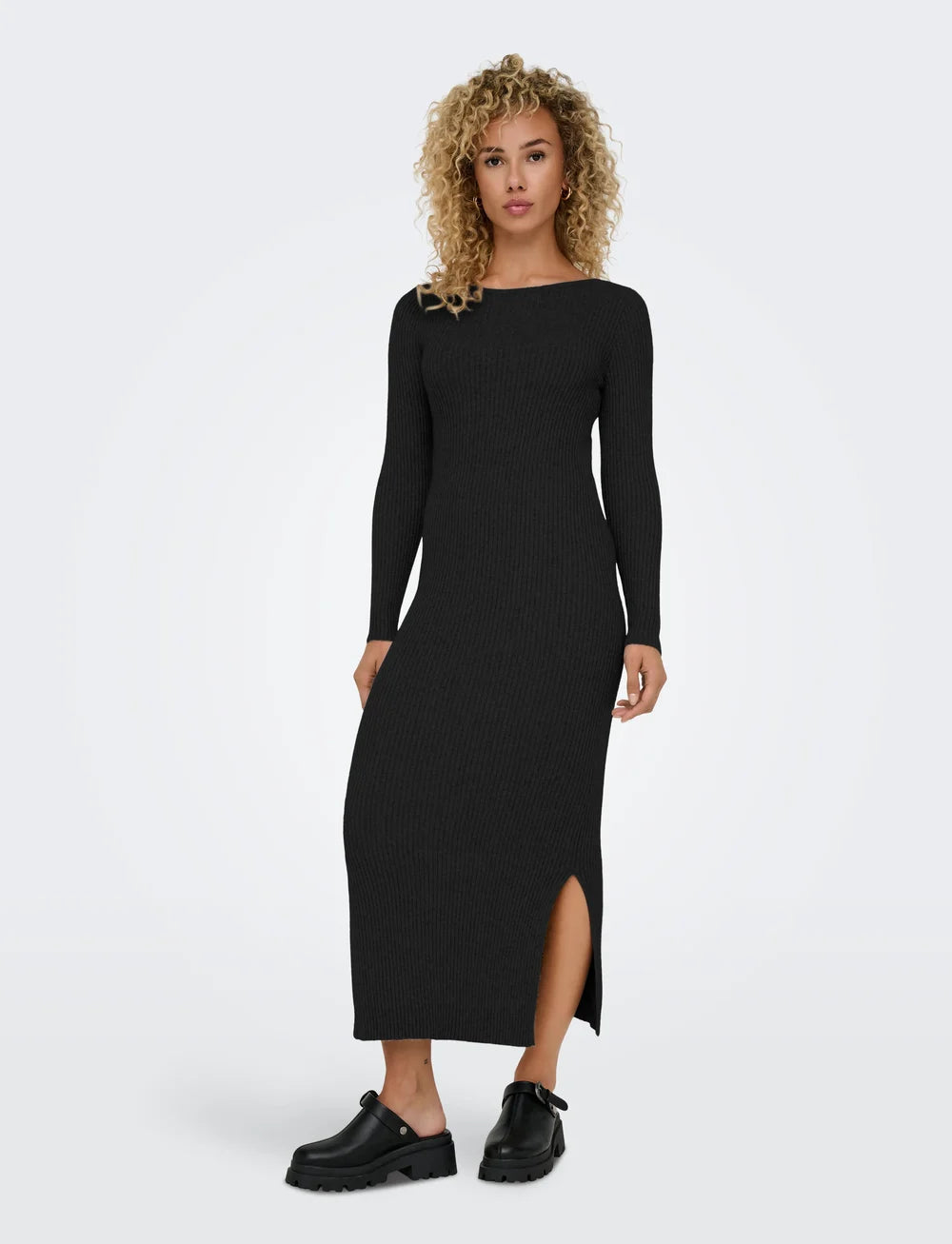 ONLY KATIA LS MAXI BOATNECK DRESS