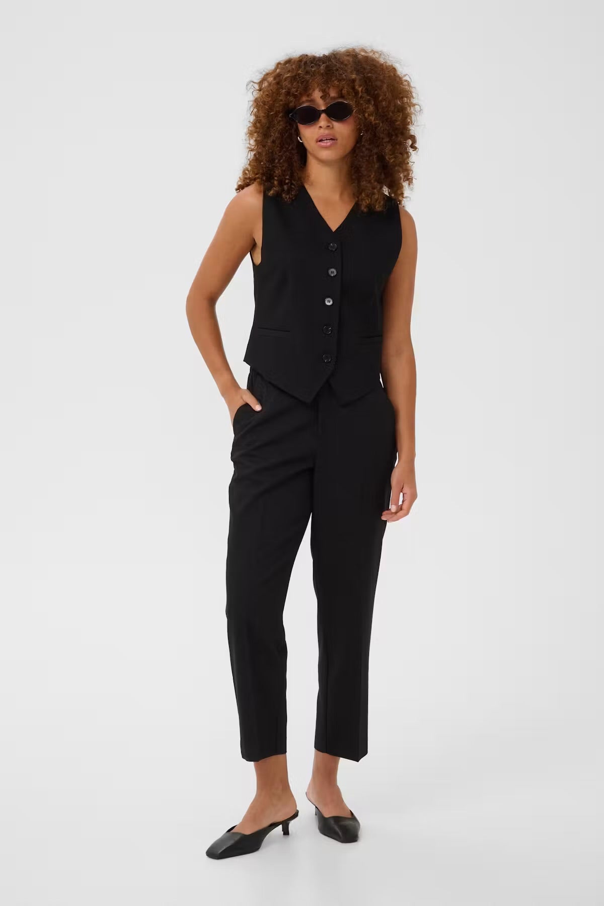 KAFFE SAKURA PANT CROPPED