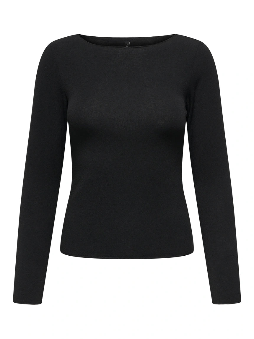 ONLY VIRRO L/S BOATNECK TOP
