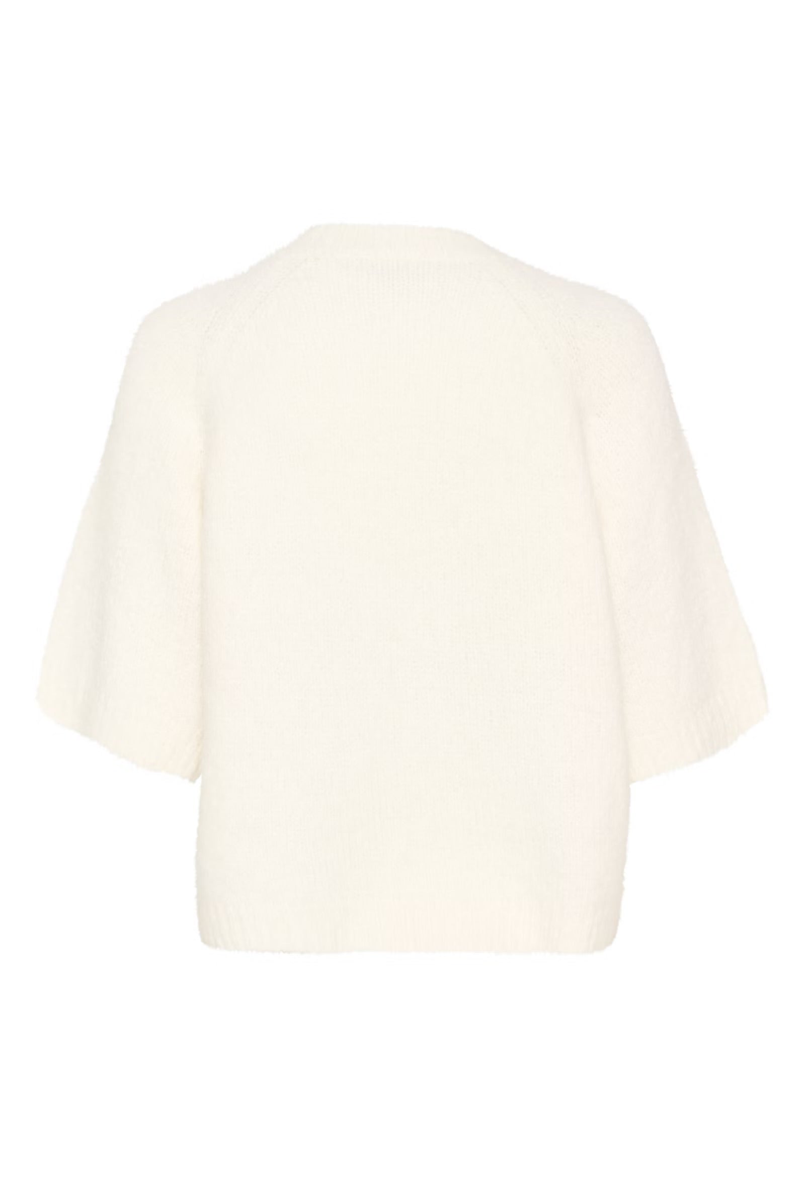 KAFFE EMILIE CROPPED KNIT PULLOVER